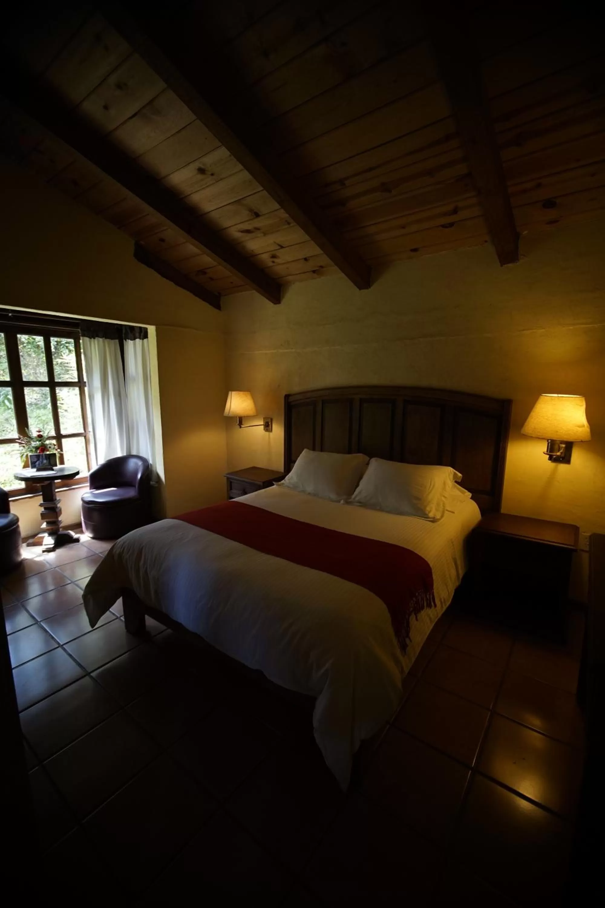 Bed in Cabañas La Cascada