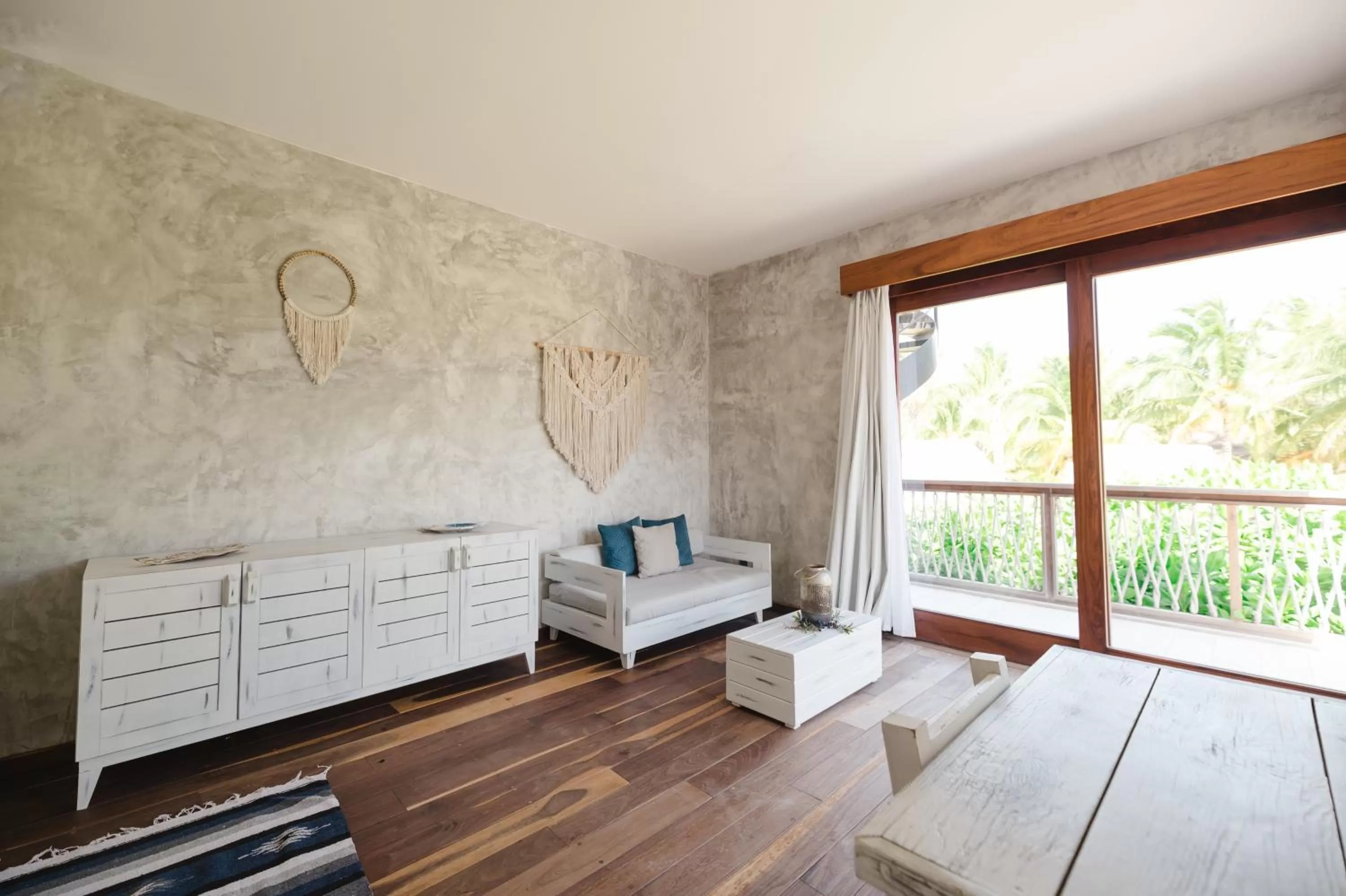 Living room in Kai Tulum