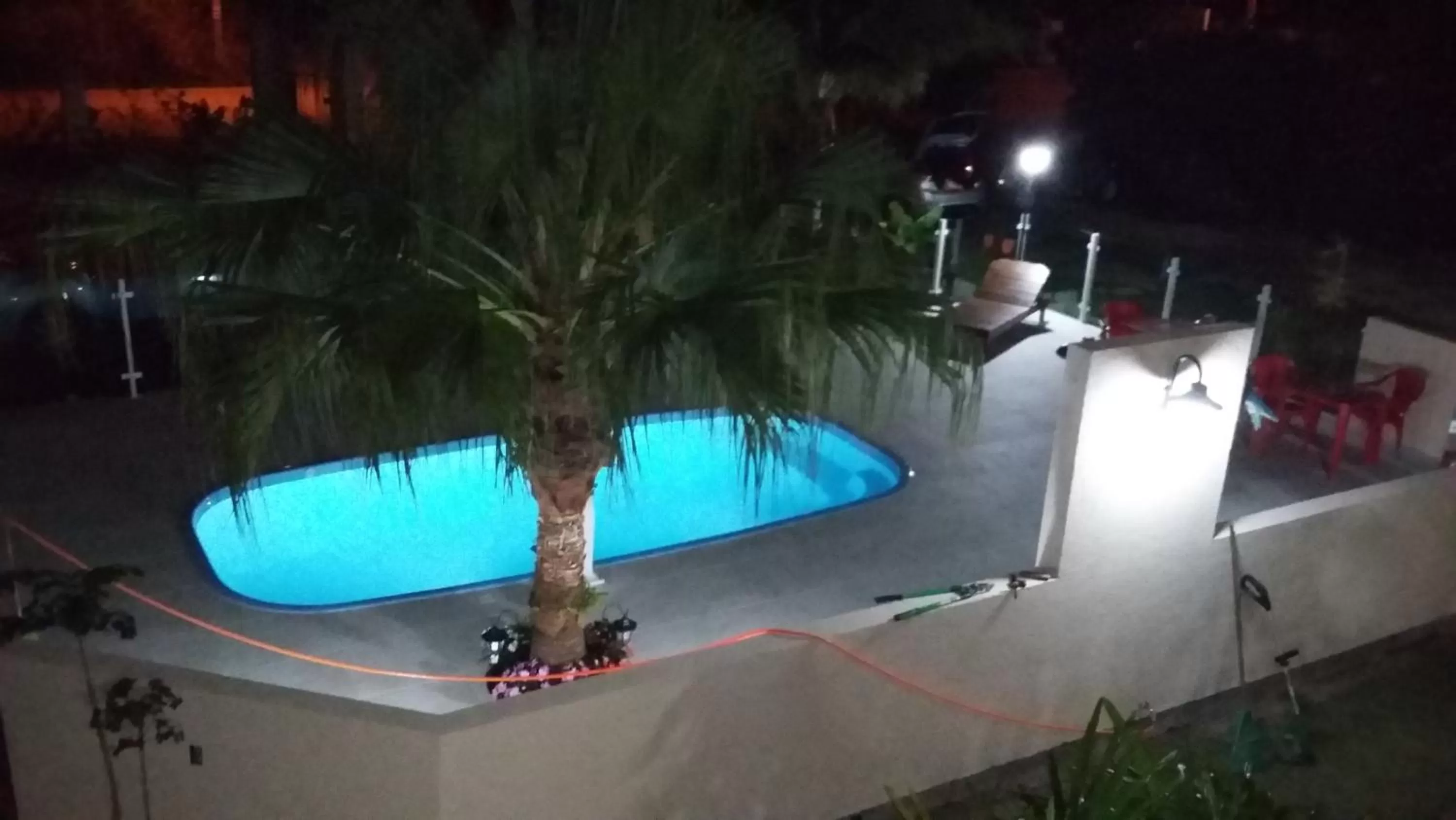 Swimming pool in Pousada Santa Genoveva campeche