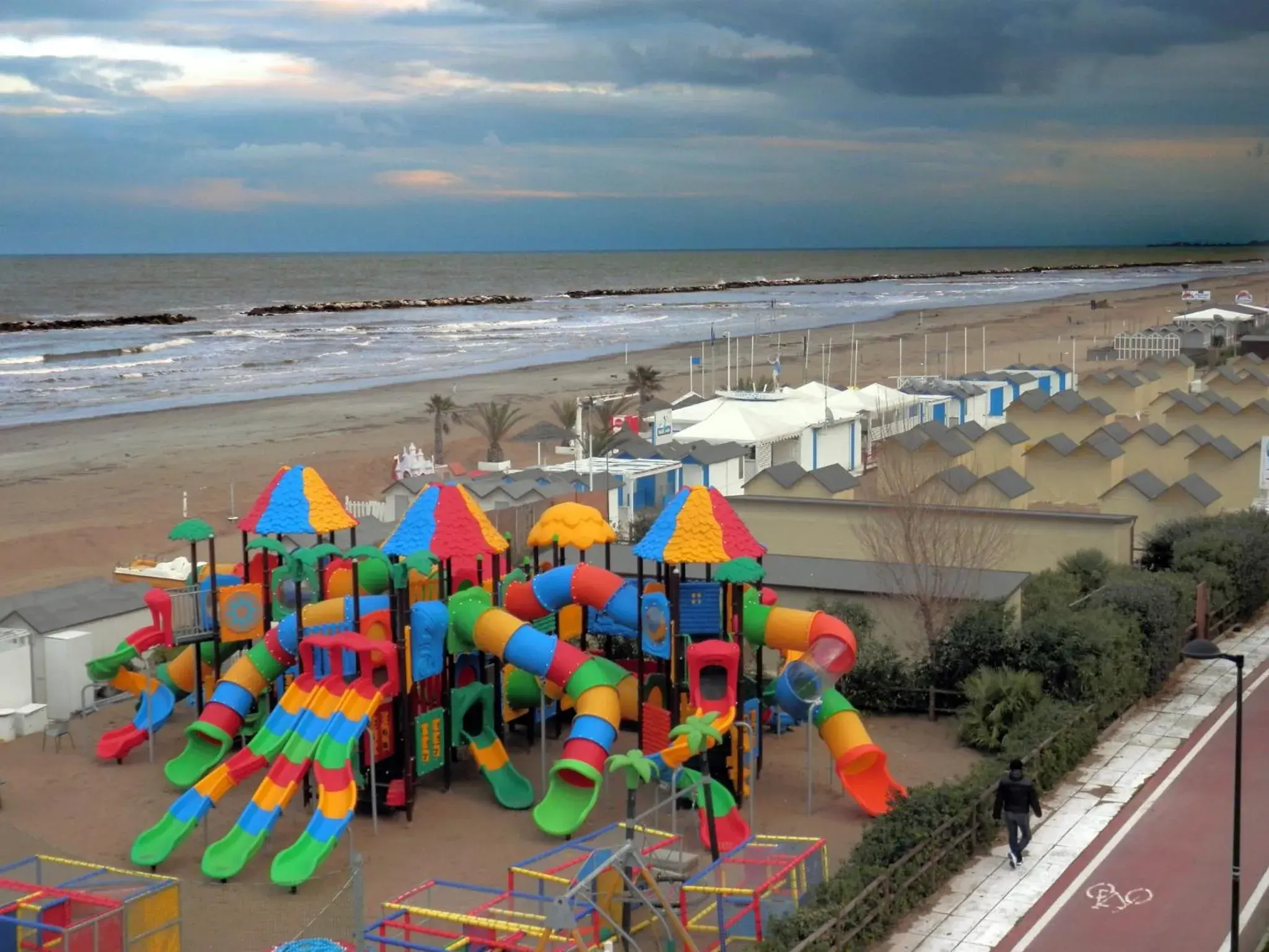 Winter, Beach in Hotel Ristorante Miramare