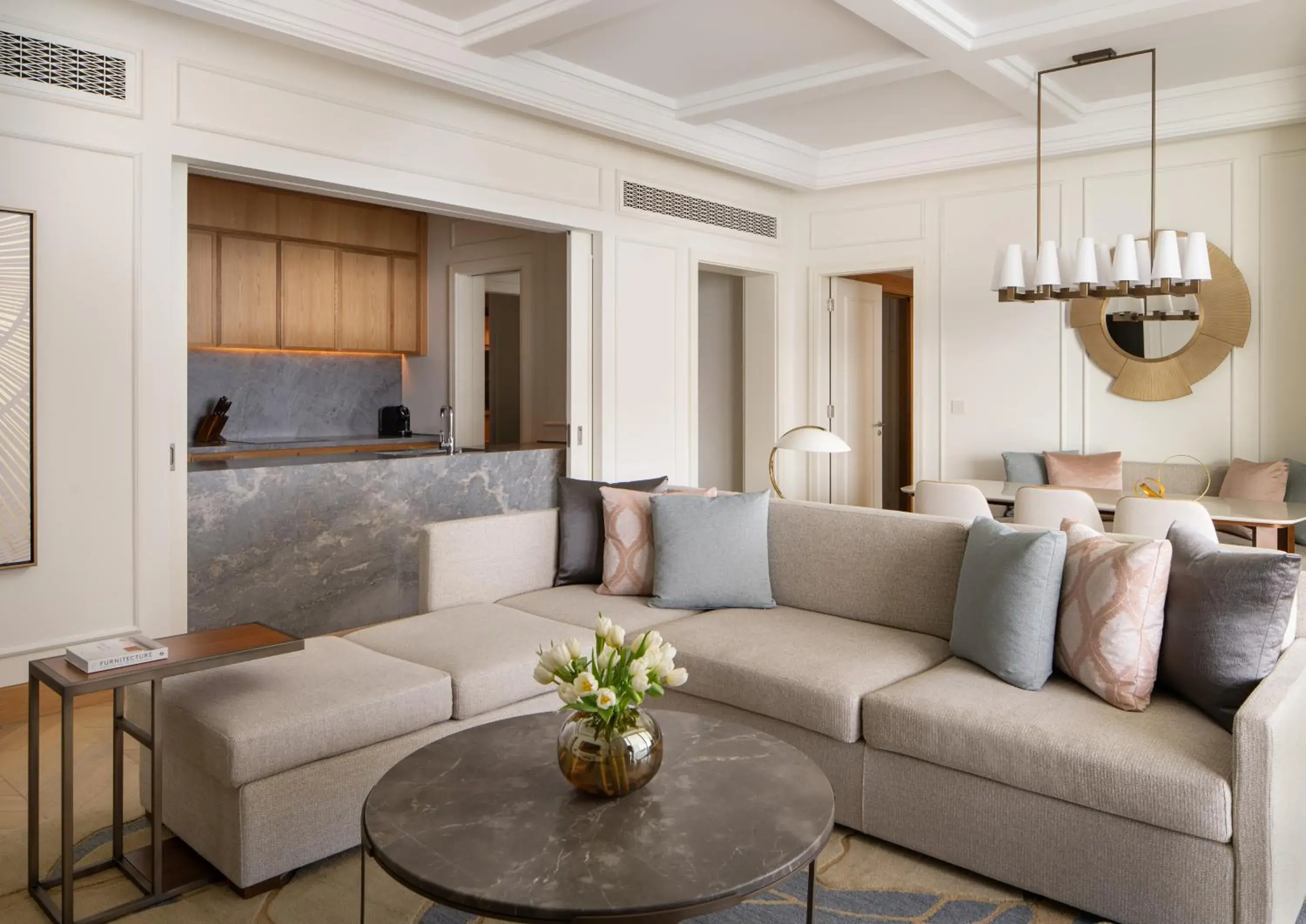 Living room, Seating Area in Four Seasons Resort and Residences at The Pearl - Qatar