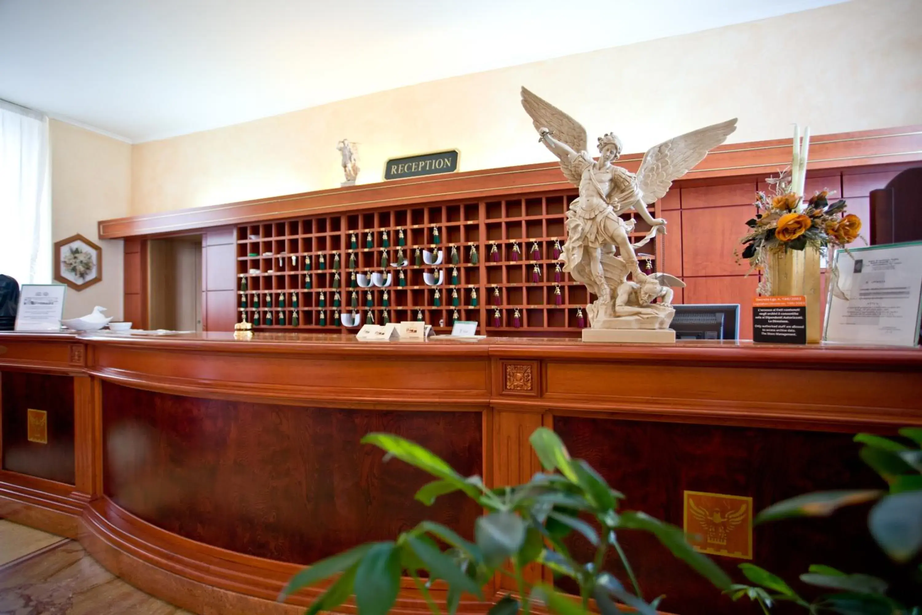 Lobby or reception in Palace Hotel San Michele Lobby or reception in Palace Hotel San Michele