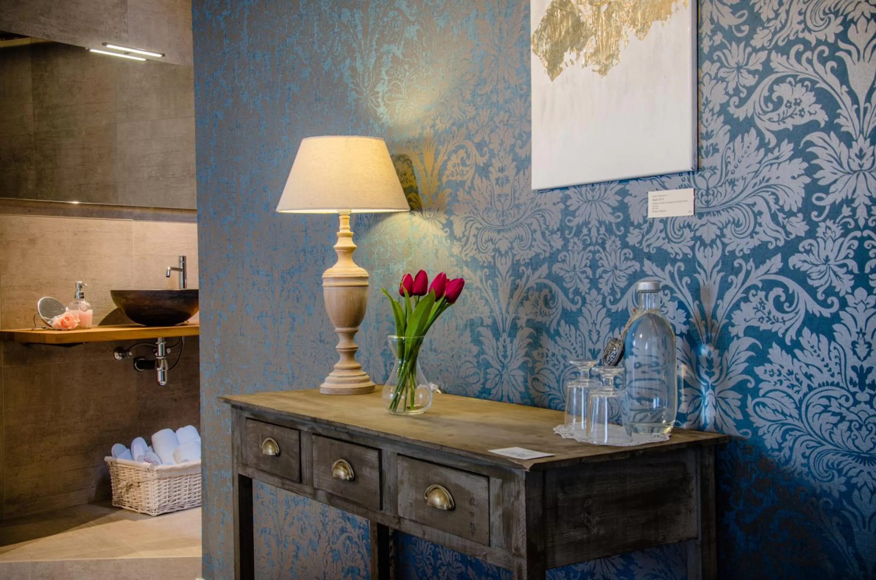 Bathroom in The White Queen B&B