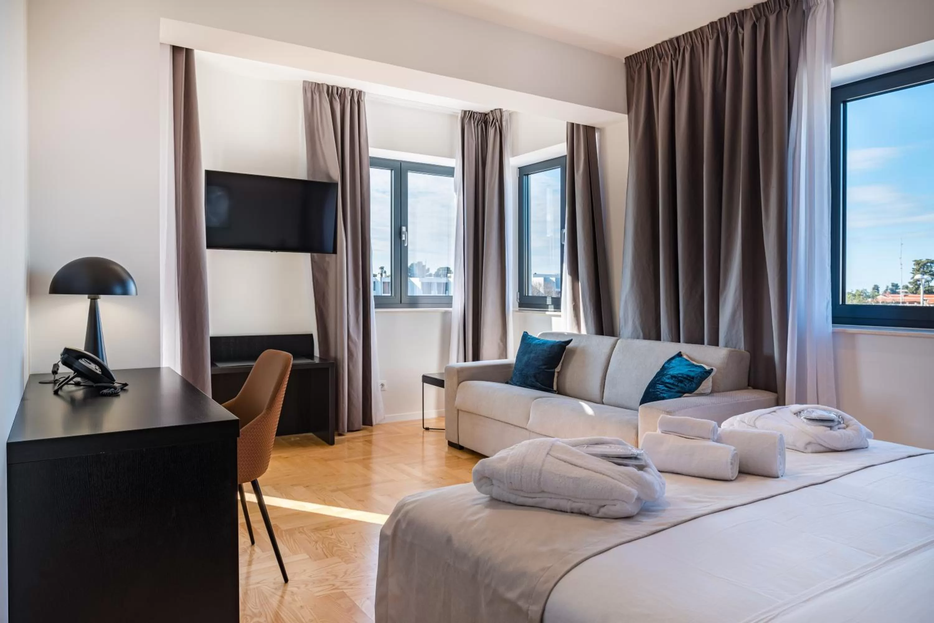 Bed in Miramare Hotel