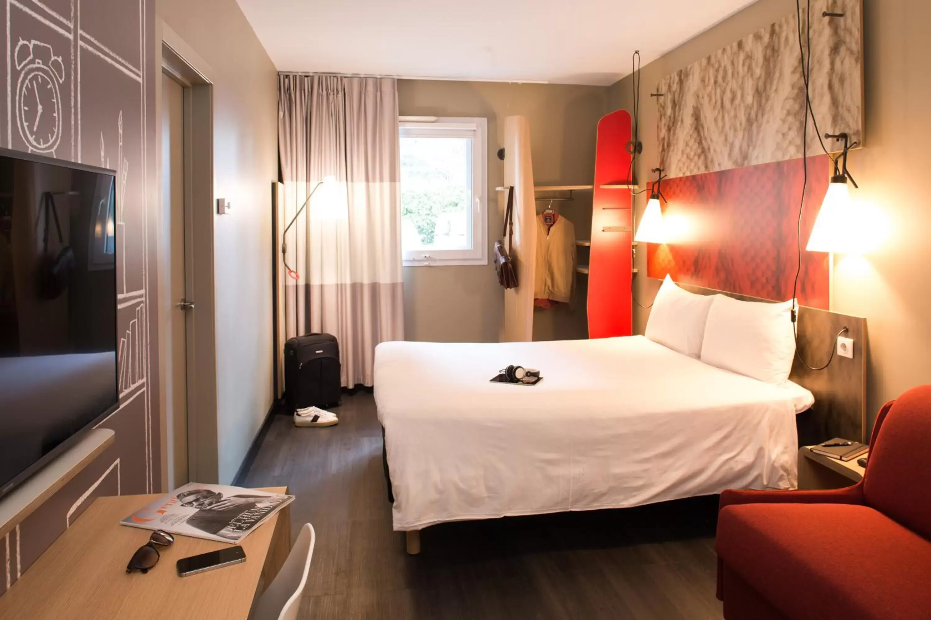 Bedroom, Bed in Ibis Madrid Fuenlabrada