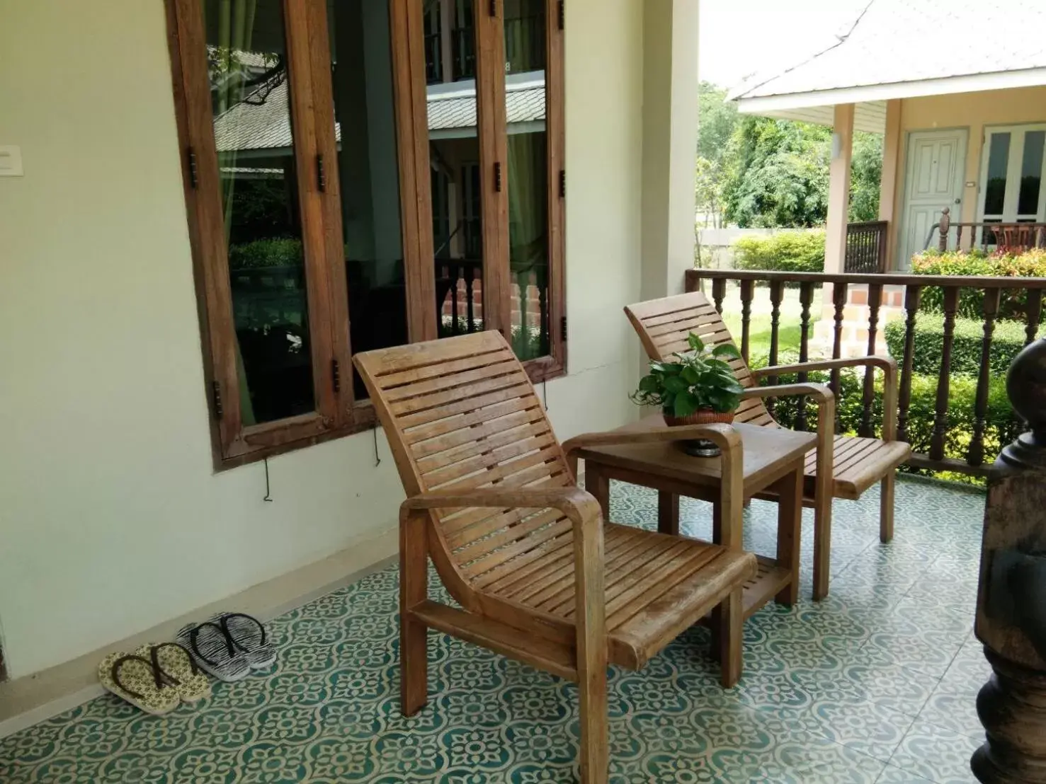 Patio in Scent of Sukhothai Resort