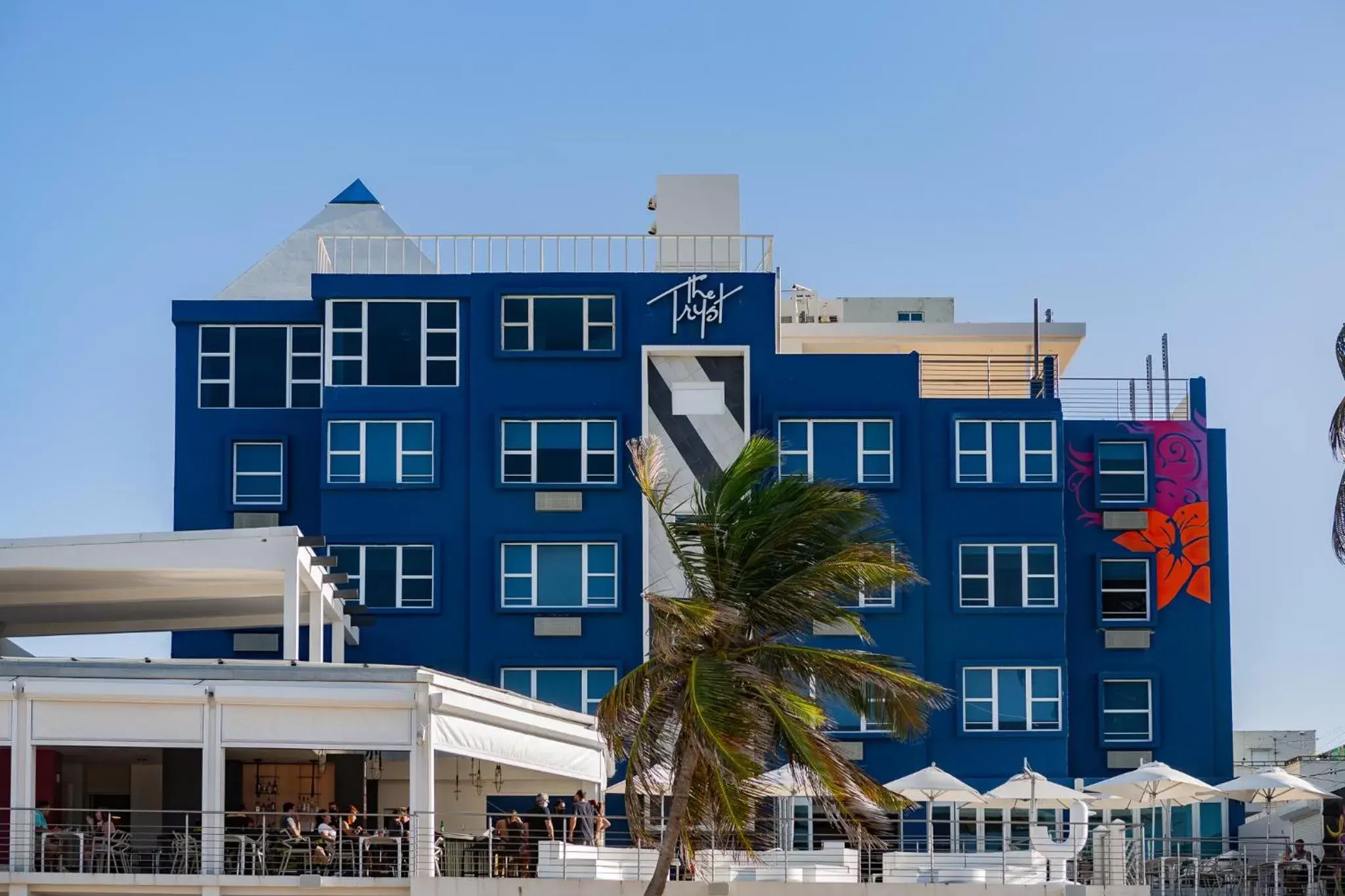 Property building in The Tryst Beachfront Hotel