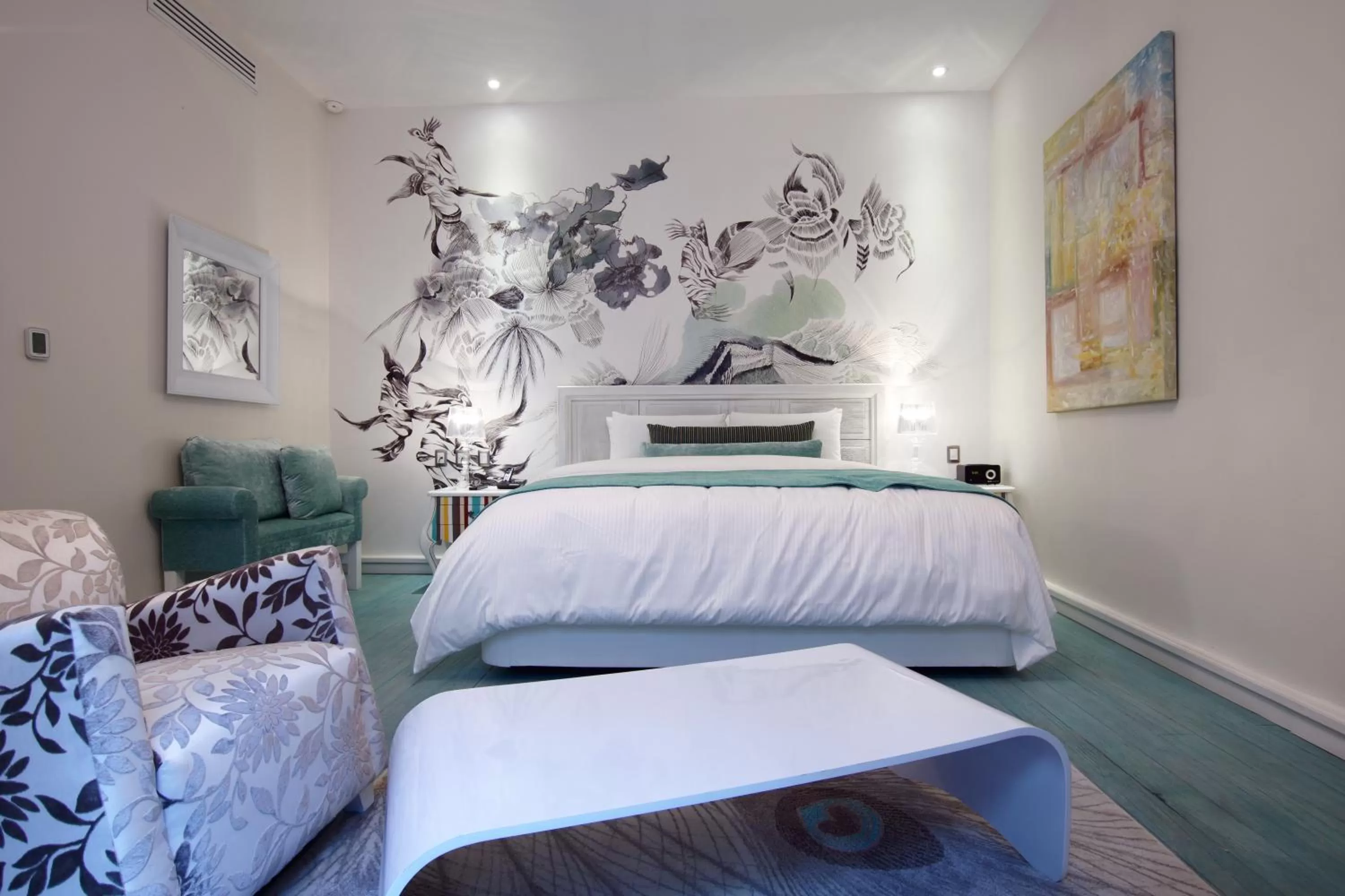 Bed in 1850 Hotel Boutique