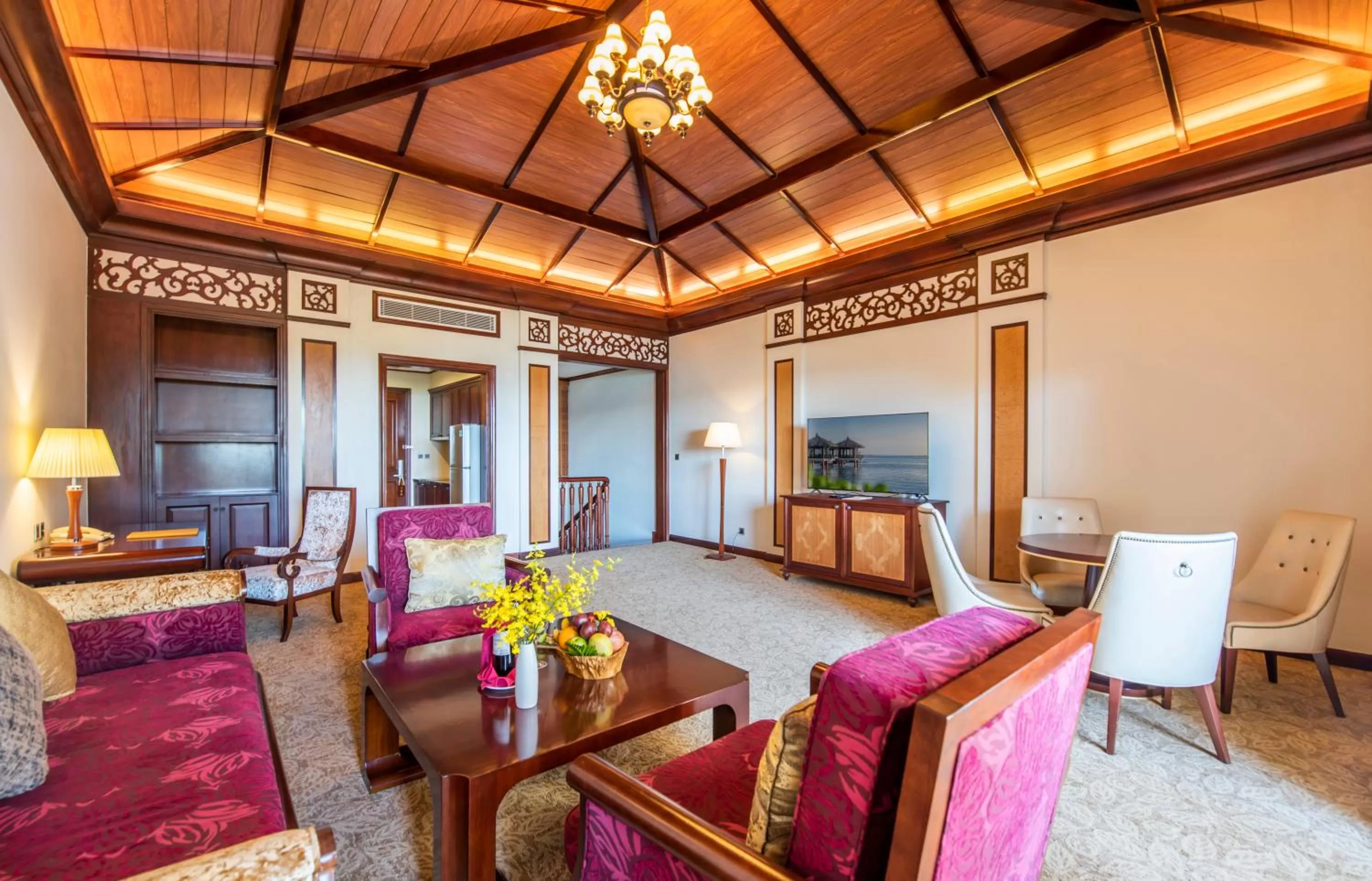 Living room in Vinpearl Luxury Nha Trang