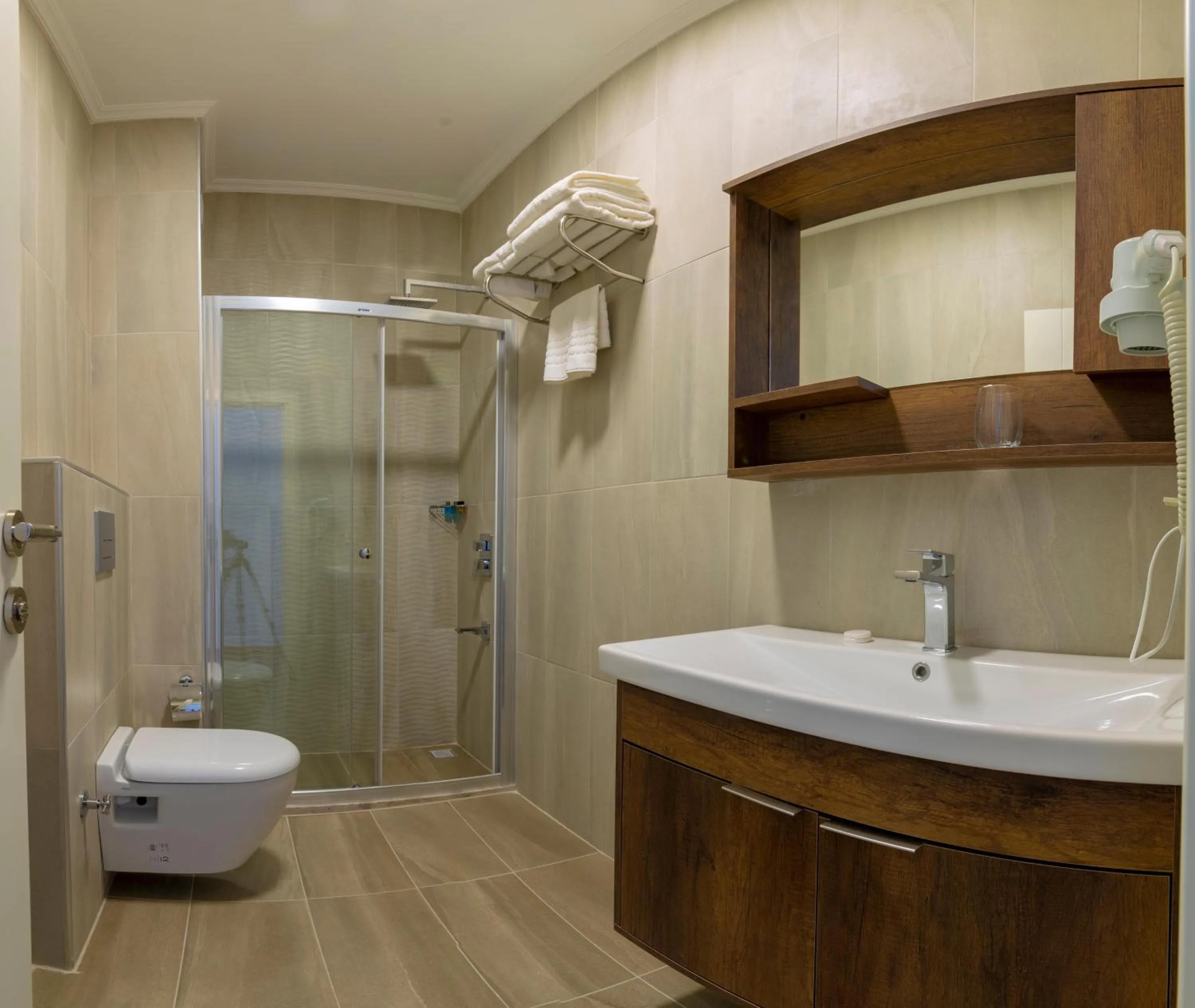Shower in Joy Suites