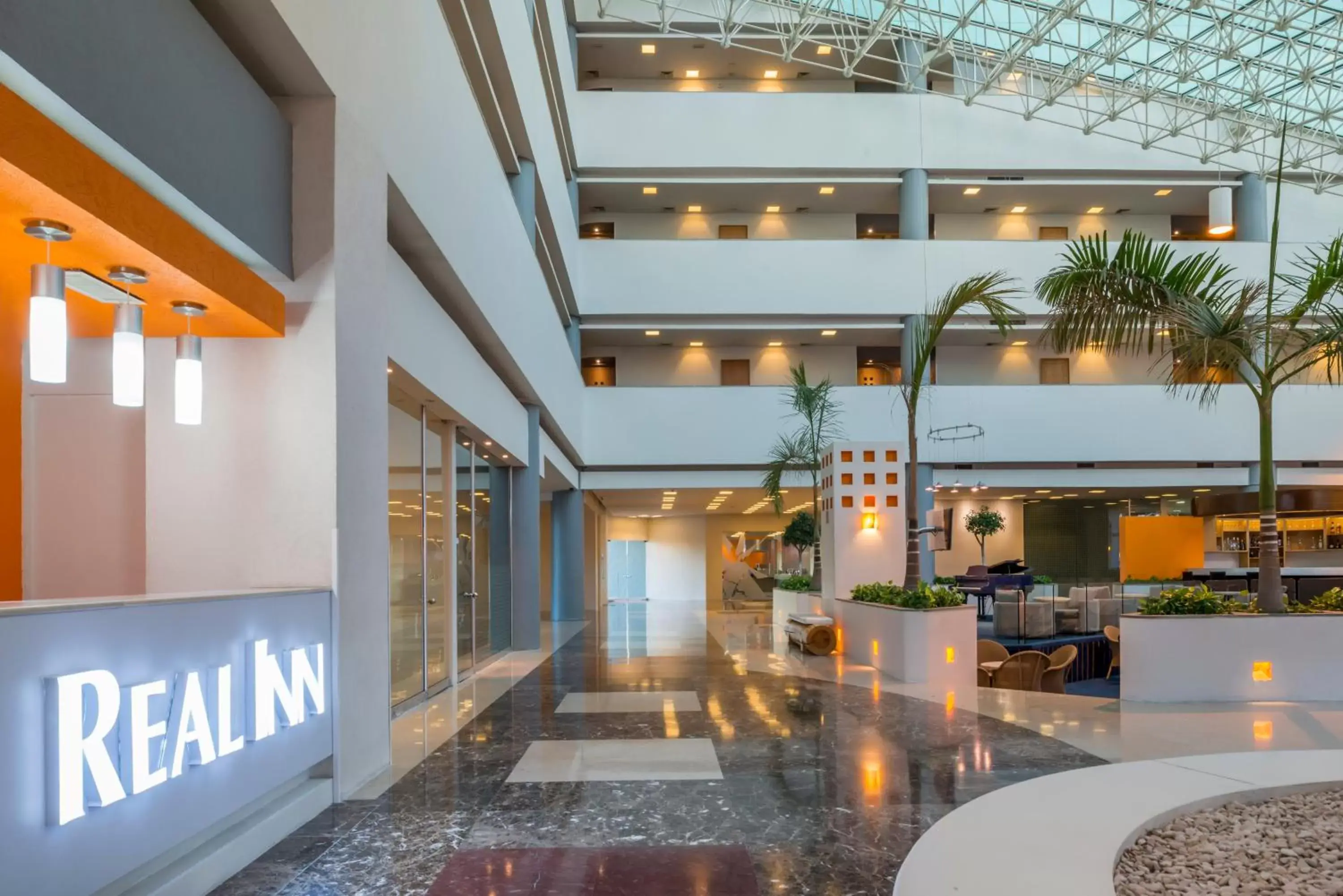 Lobby or reception in Real Inn Nuevo Laredo