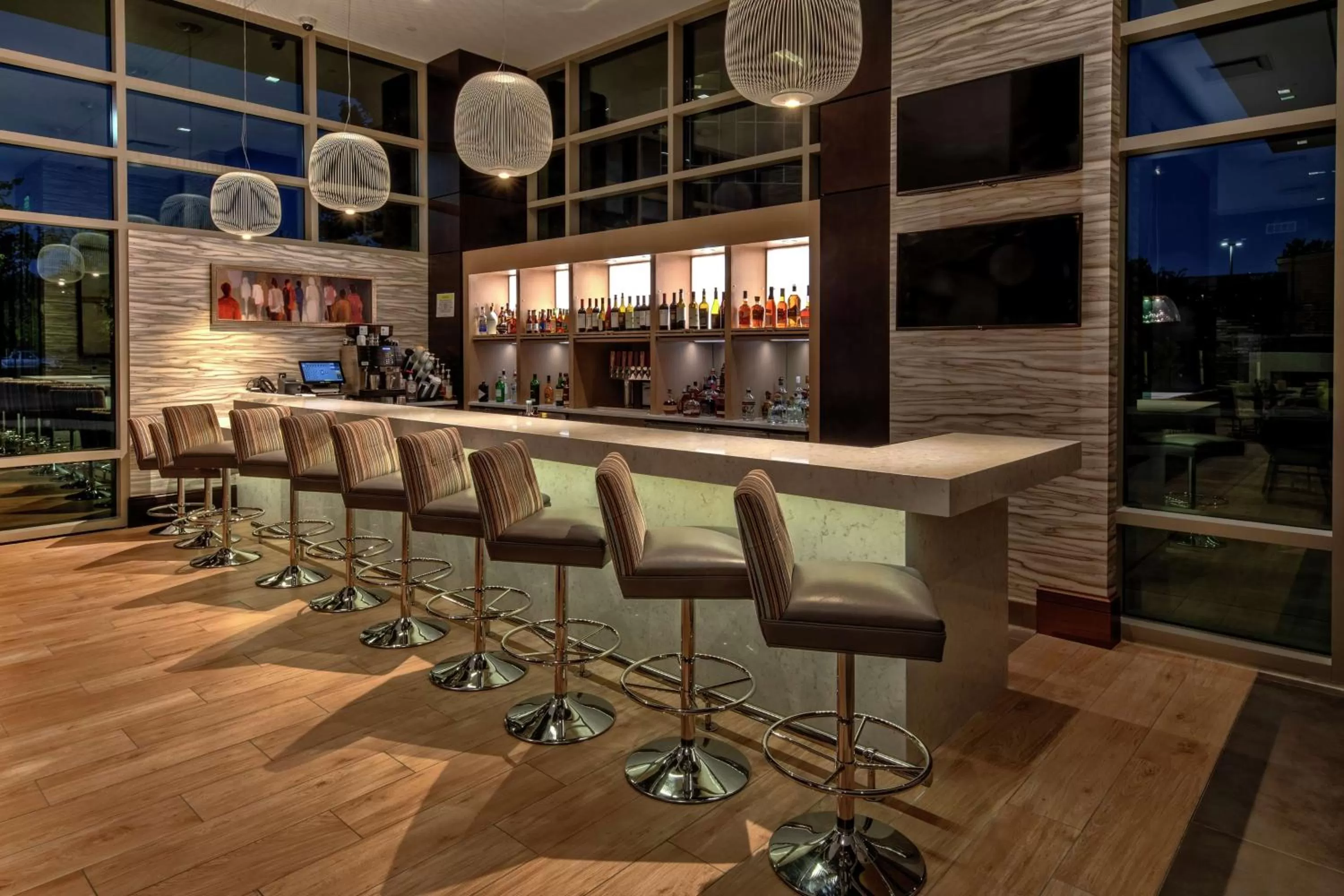 Lounge or bar in Hilton Franklin Cool Springs