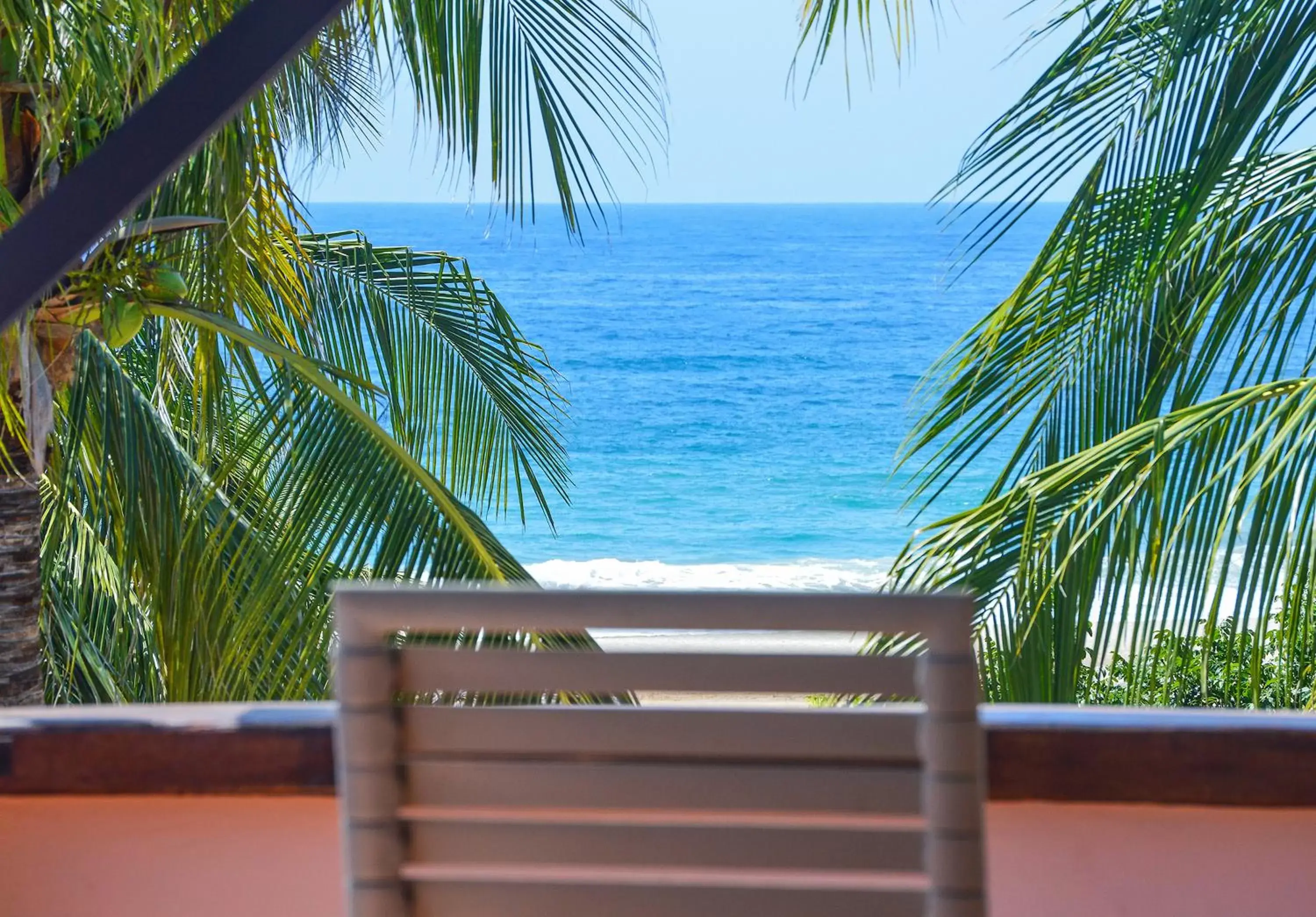 Balcony/Terrace, Sea View in Hotel Casamar Suites