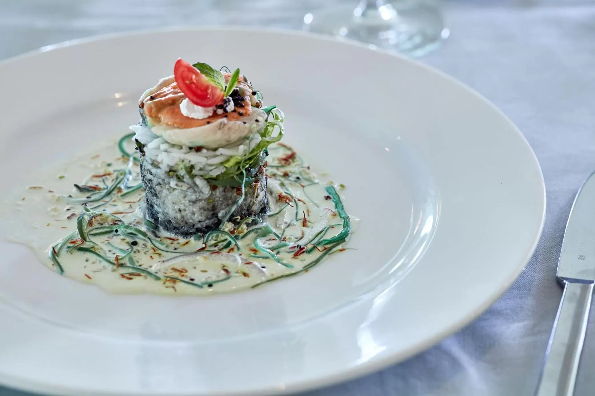 Food close-up in Grecian Bay