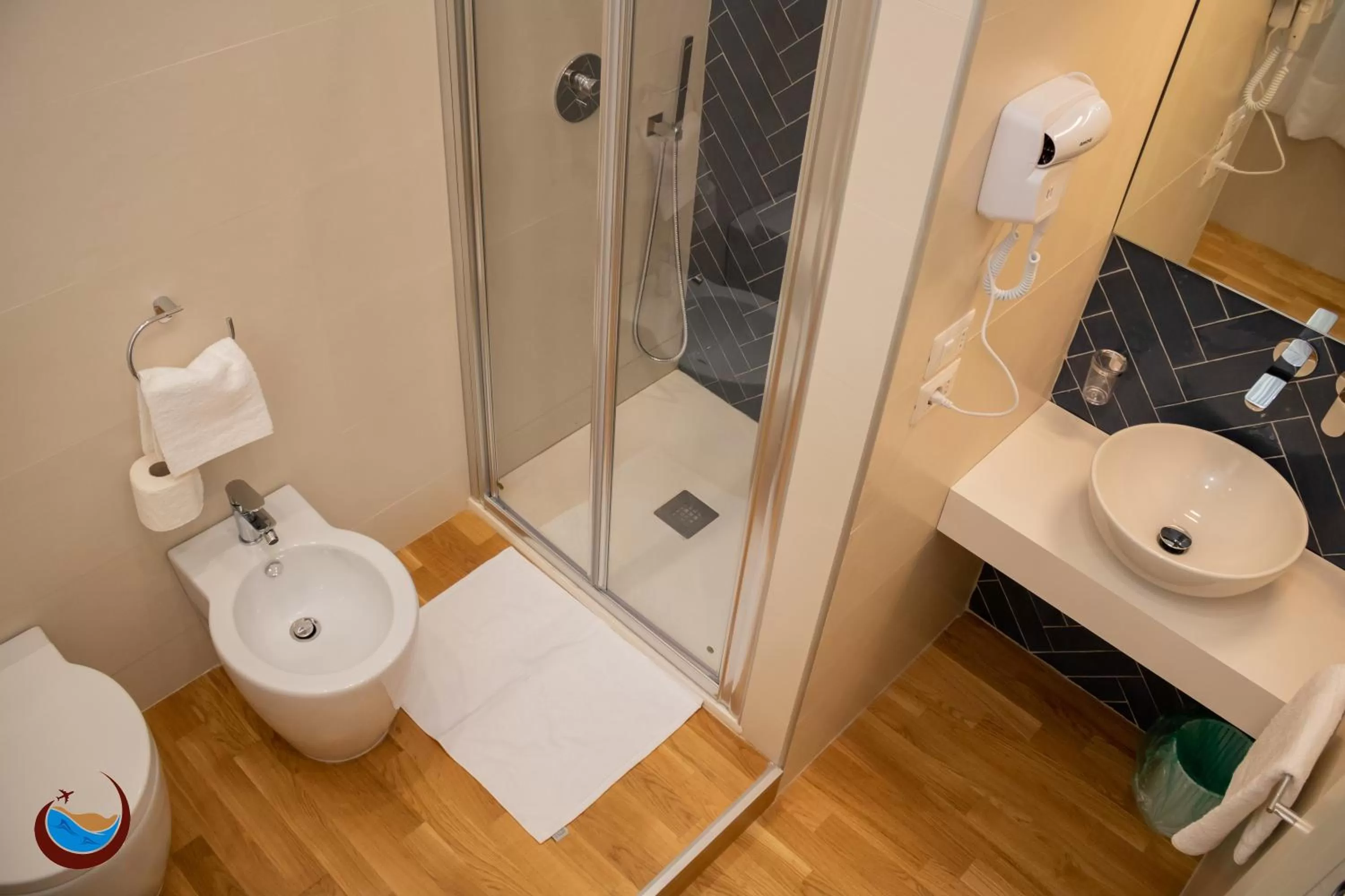 Shower, Bathroom in Beauty House Via Veneto