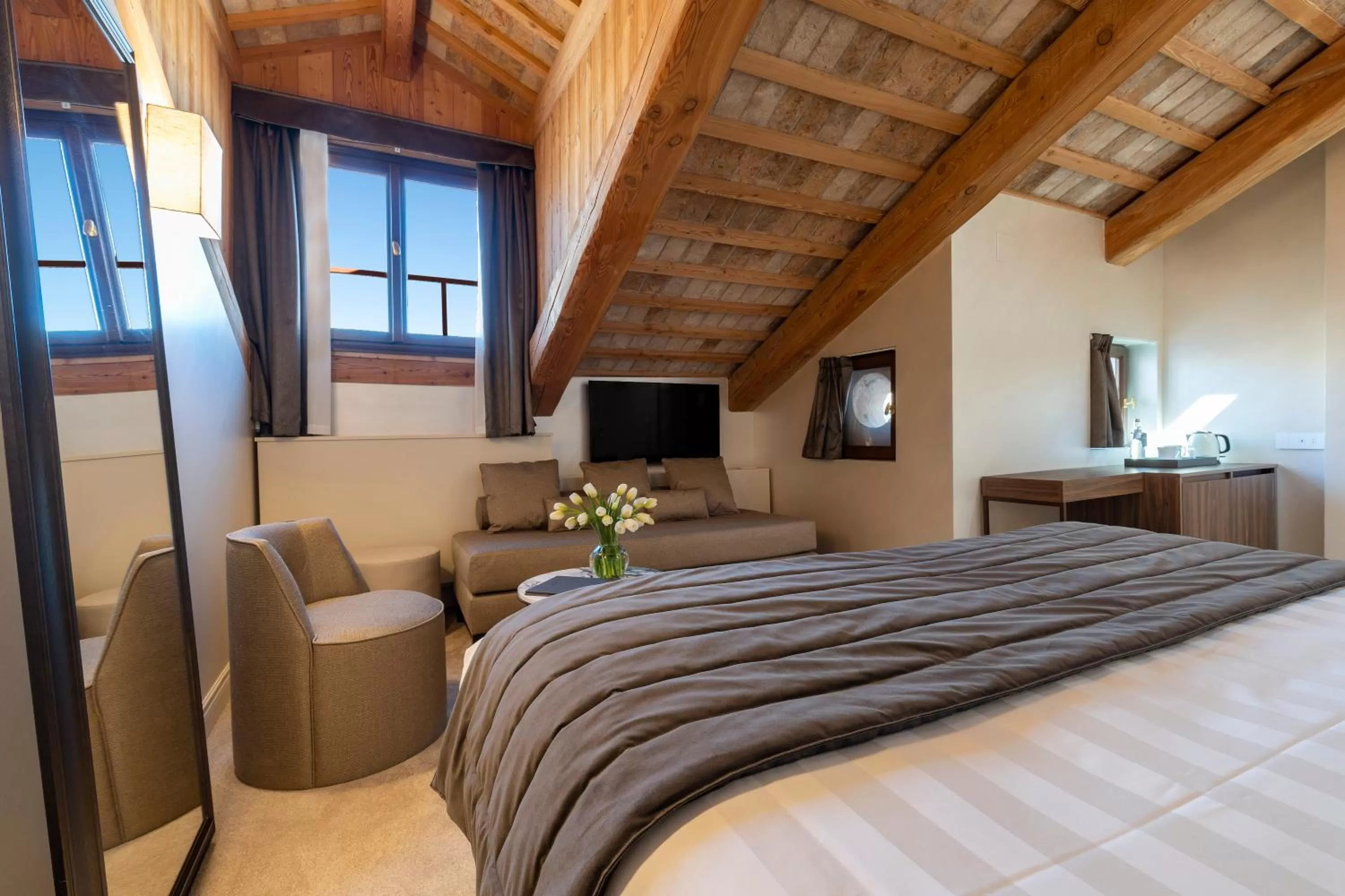 Bathroom, Bed in Palazzo Keller