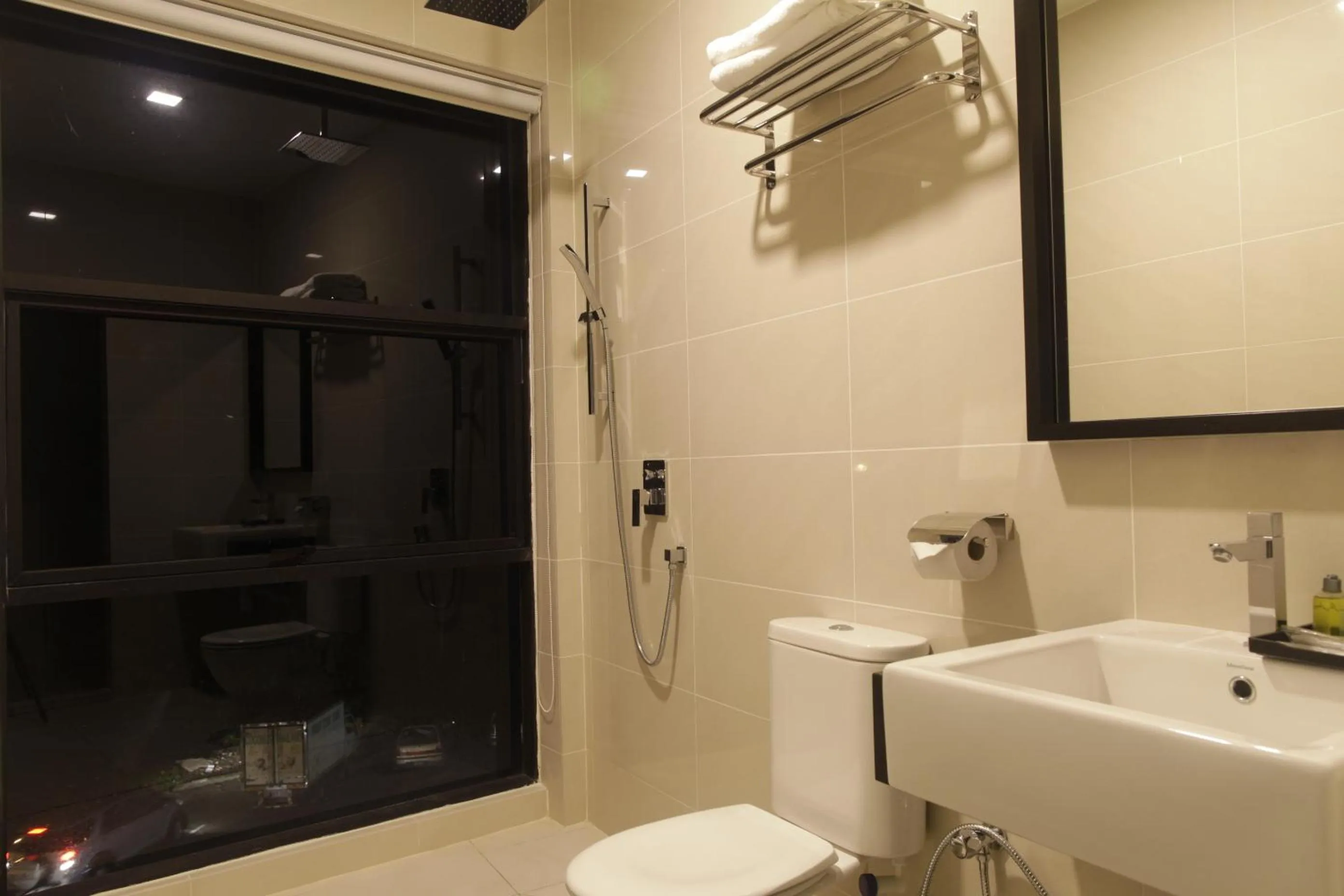 Toilet in I am Jazz Hotel