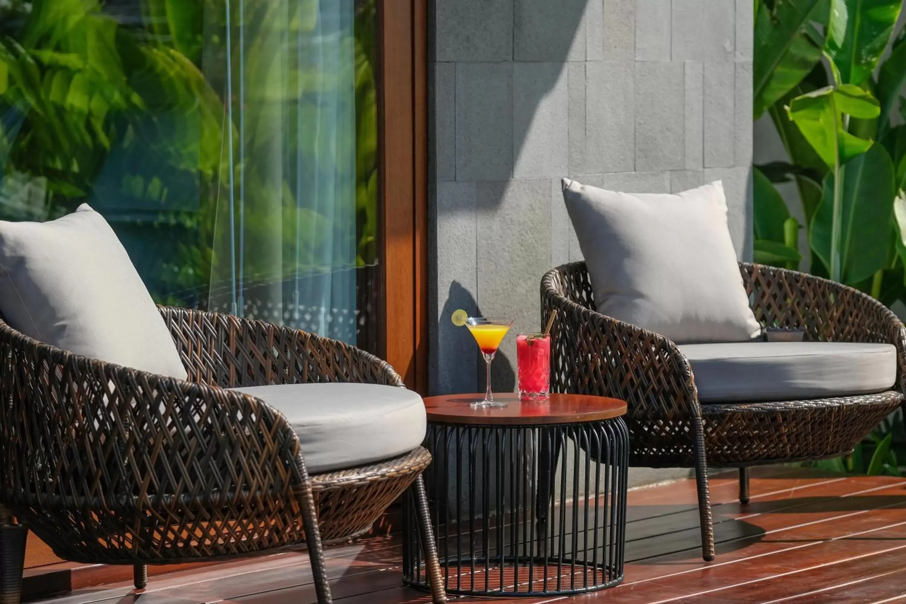 Seating area in The Garcia Ubud Hotel & Resort