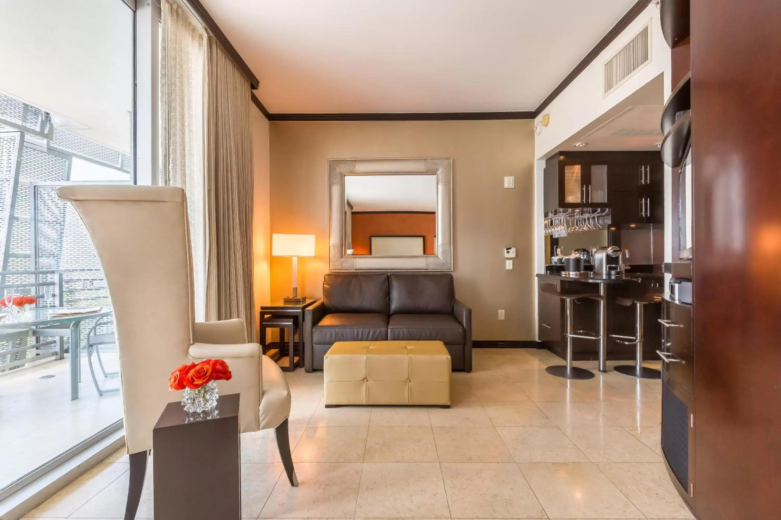 Bed, Seating Area in SBV Luxury Ocean Hotel Suites