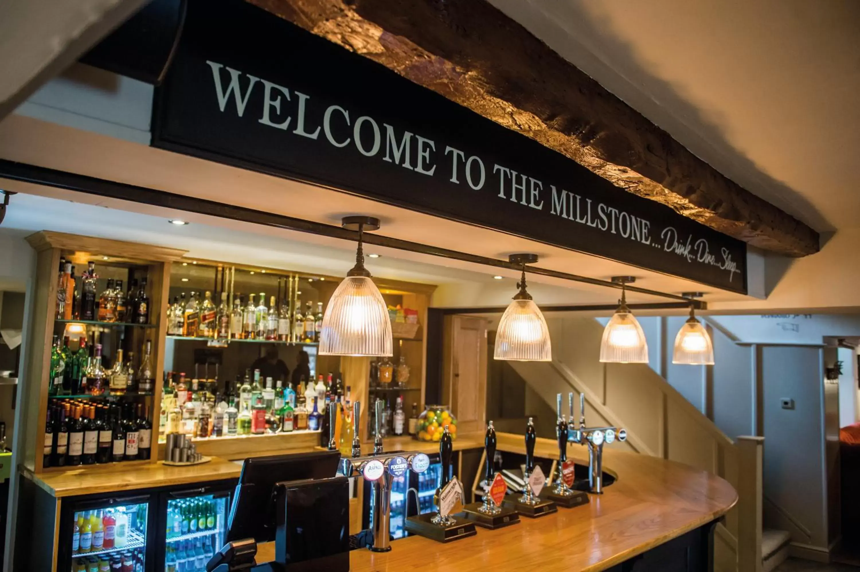 Lounge or bar in The Millstone, Mellor