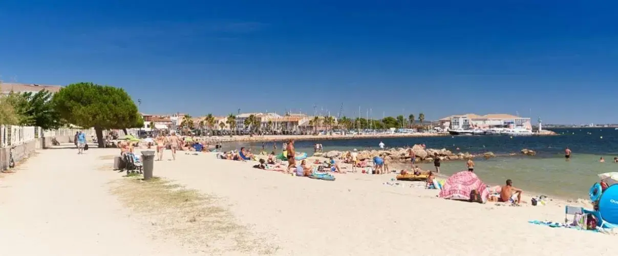 Beach in Hotel-Restaurant Du Port