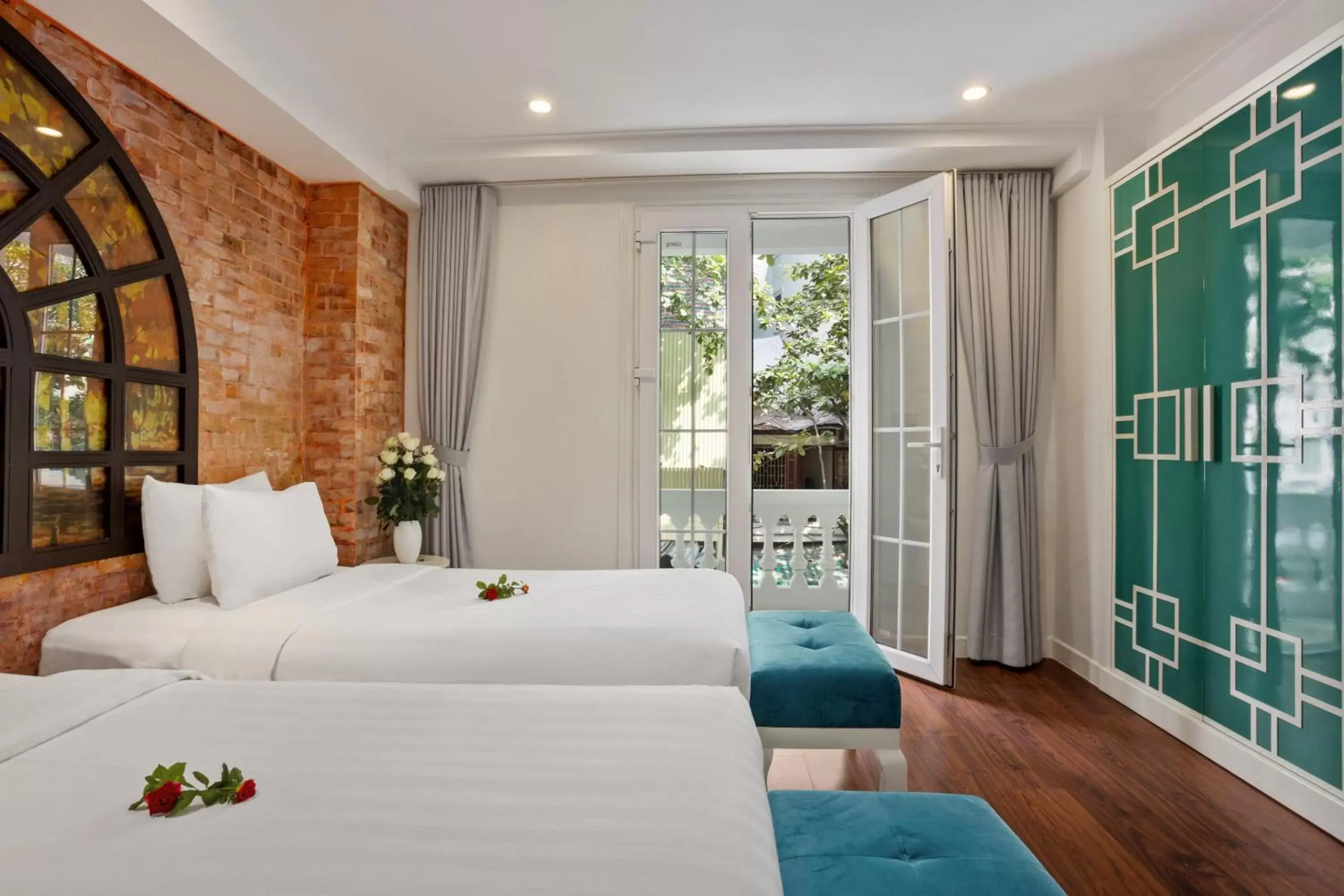 Bed, Room Photo in Hanoi La Selva Hotel