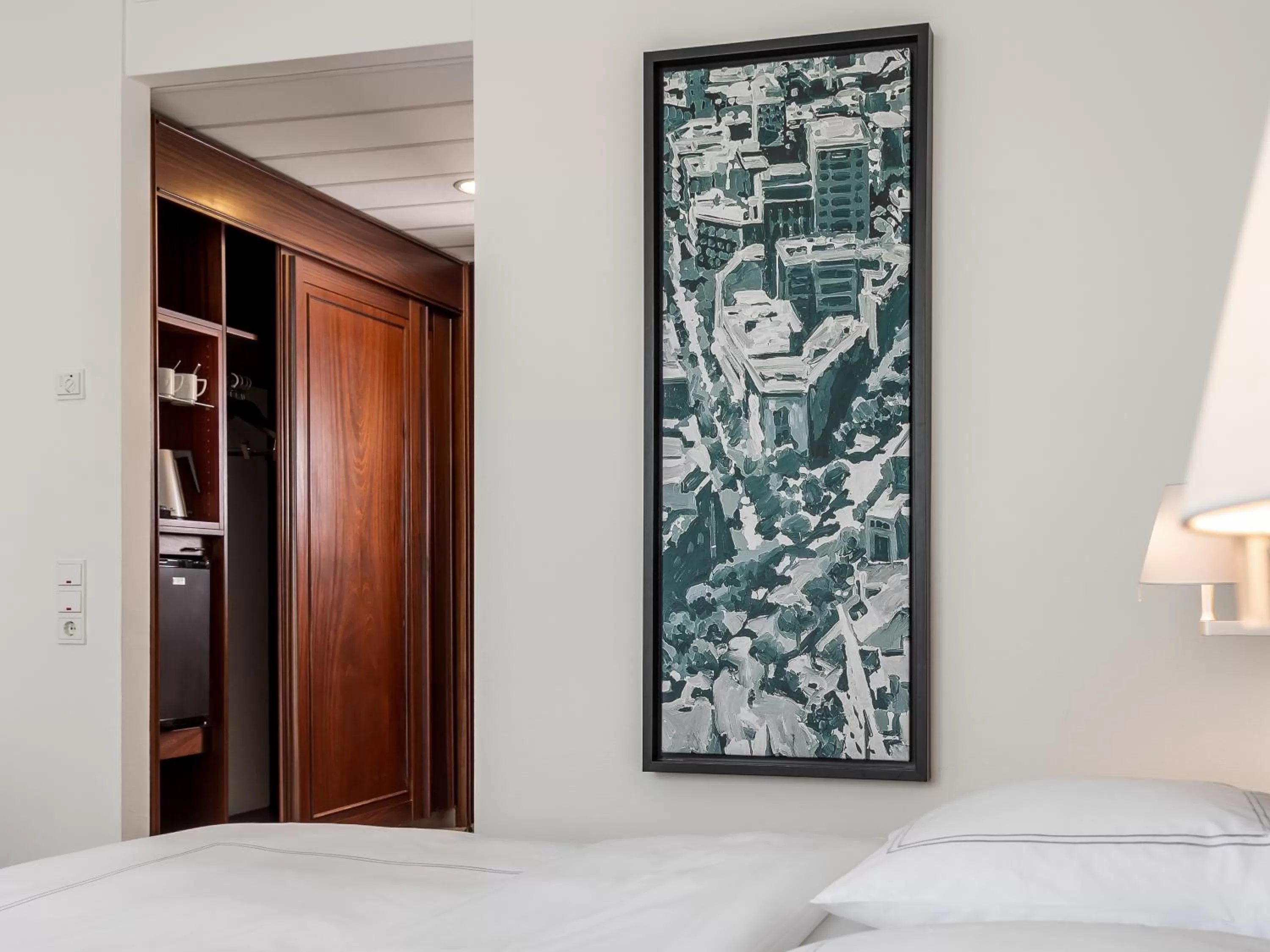 Decorative detail, Bed in Dorint Hotel Bremen