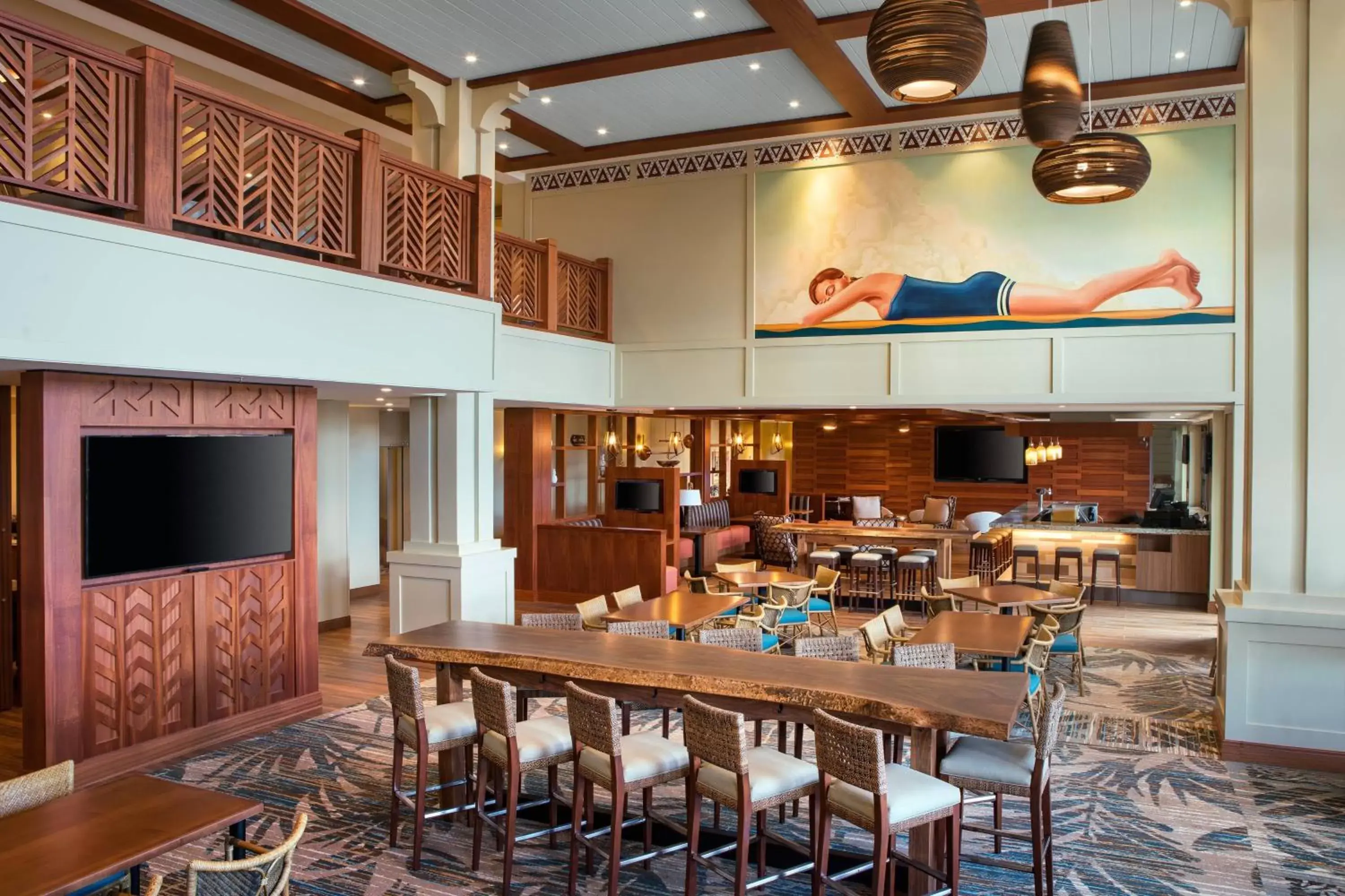 Lobby or reception, Restaurant/Places to Eat in Residence Inn by Marriott Maui Wailea