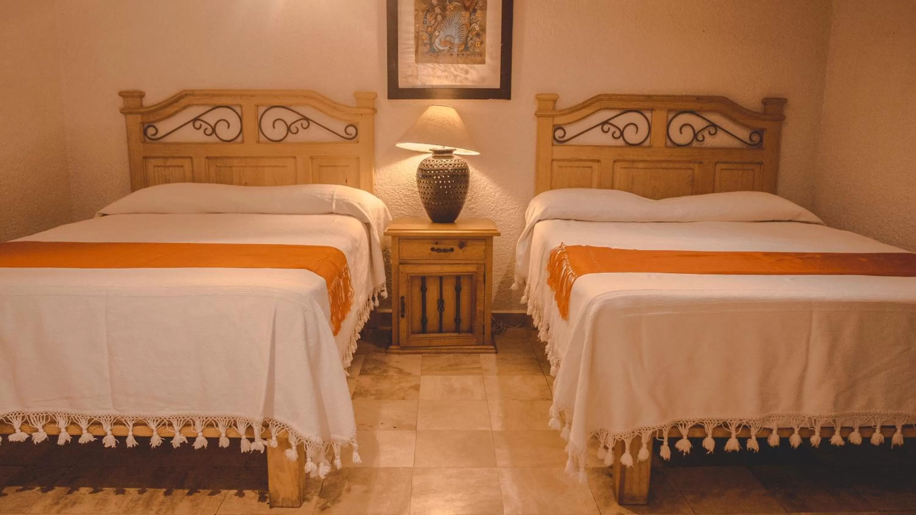 Bed in Hotel Casa Guivá
