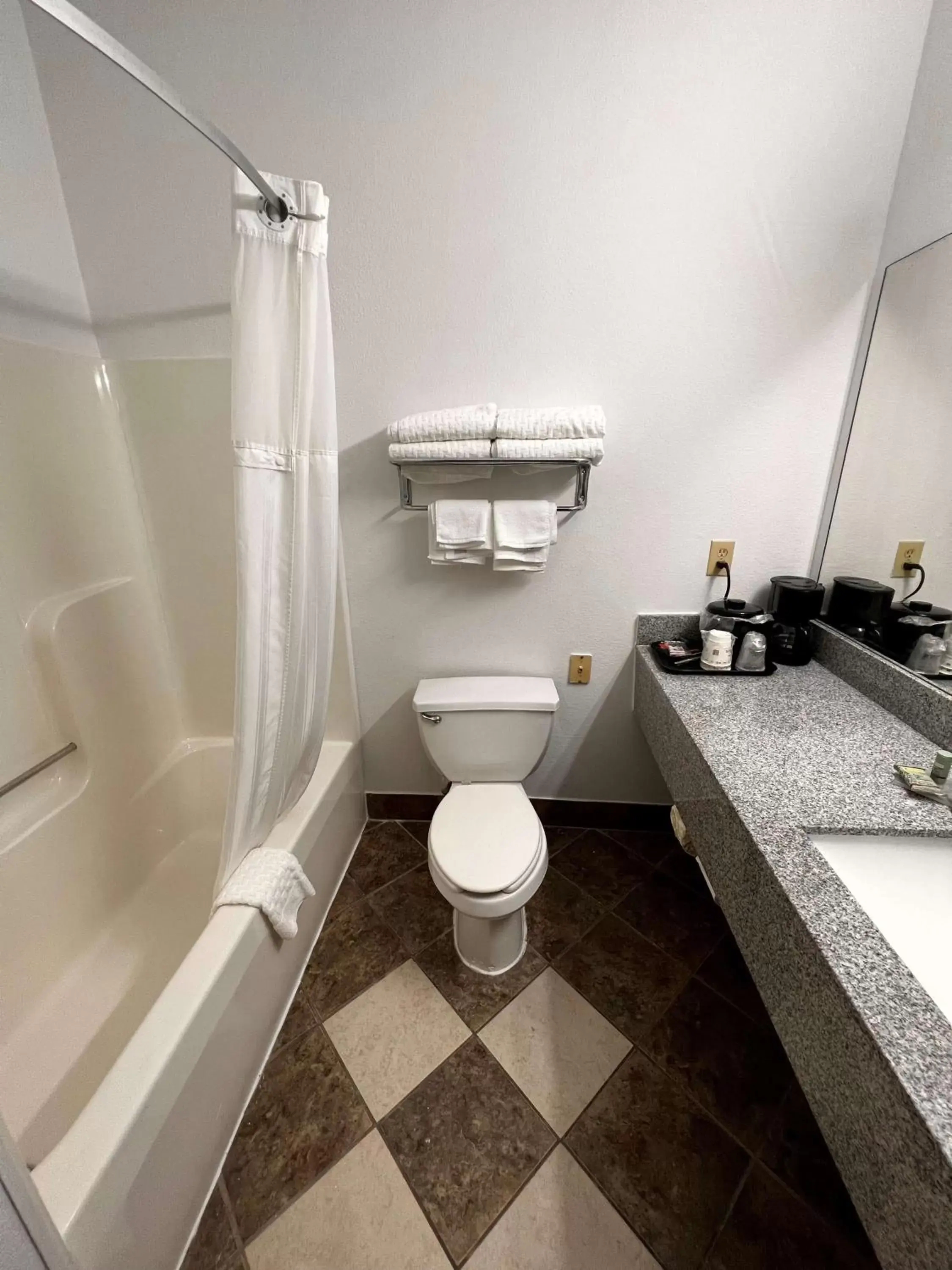 Bathroom in SureStay Hotel by Best Western Morganton