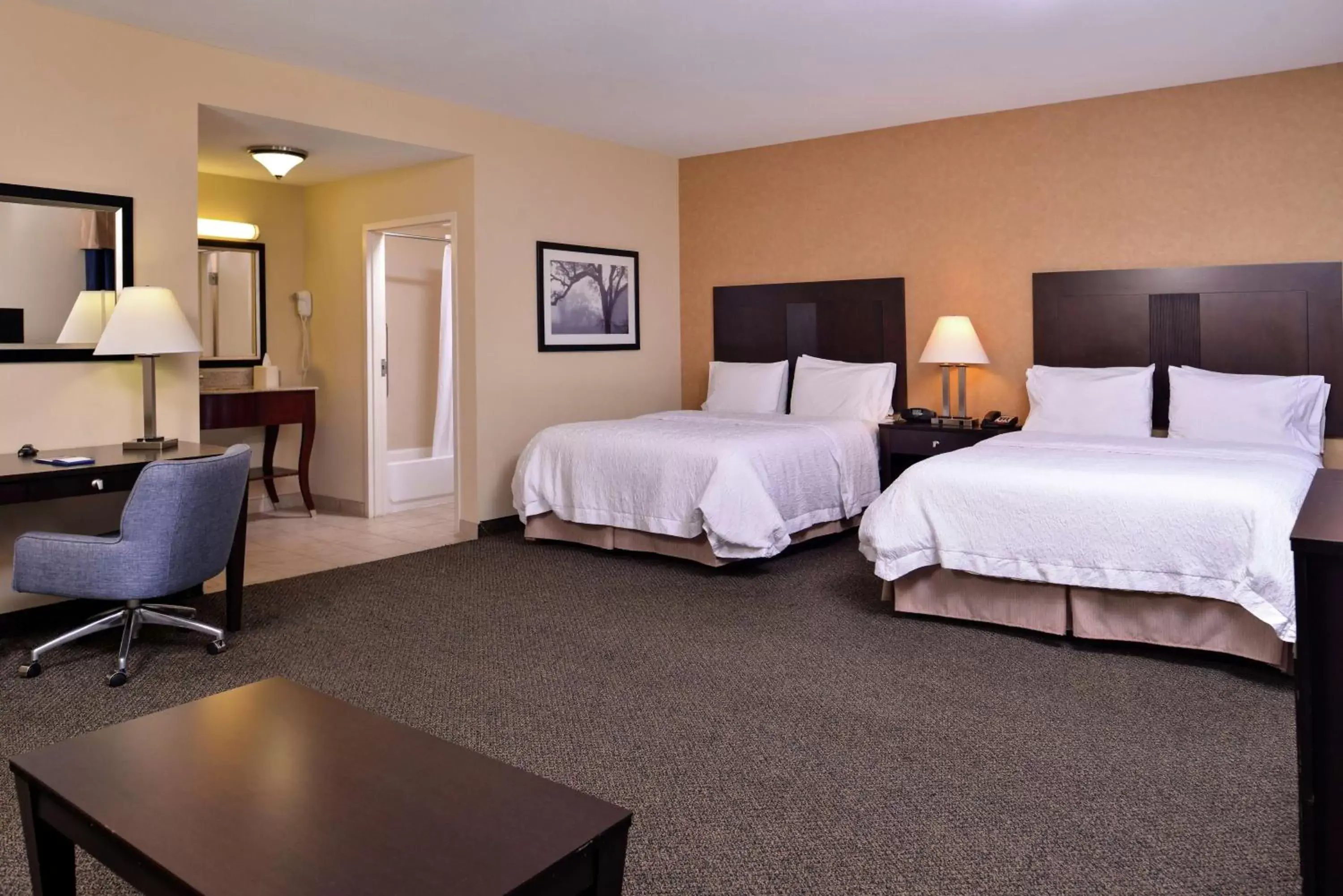 Bedroom, Bed in Hampton Inn & Suites Woodward