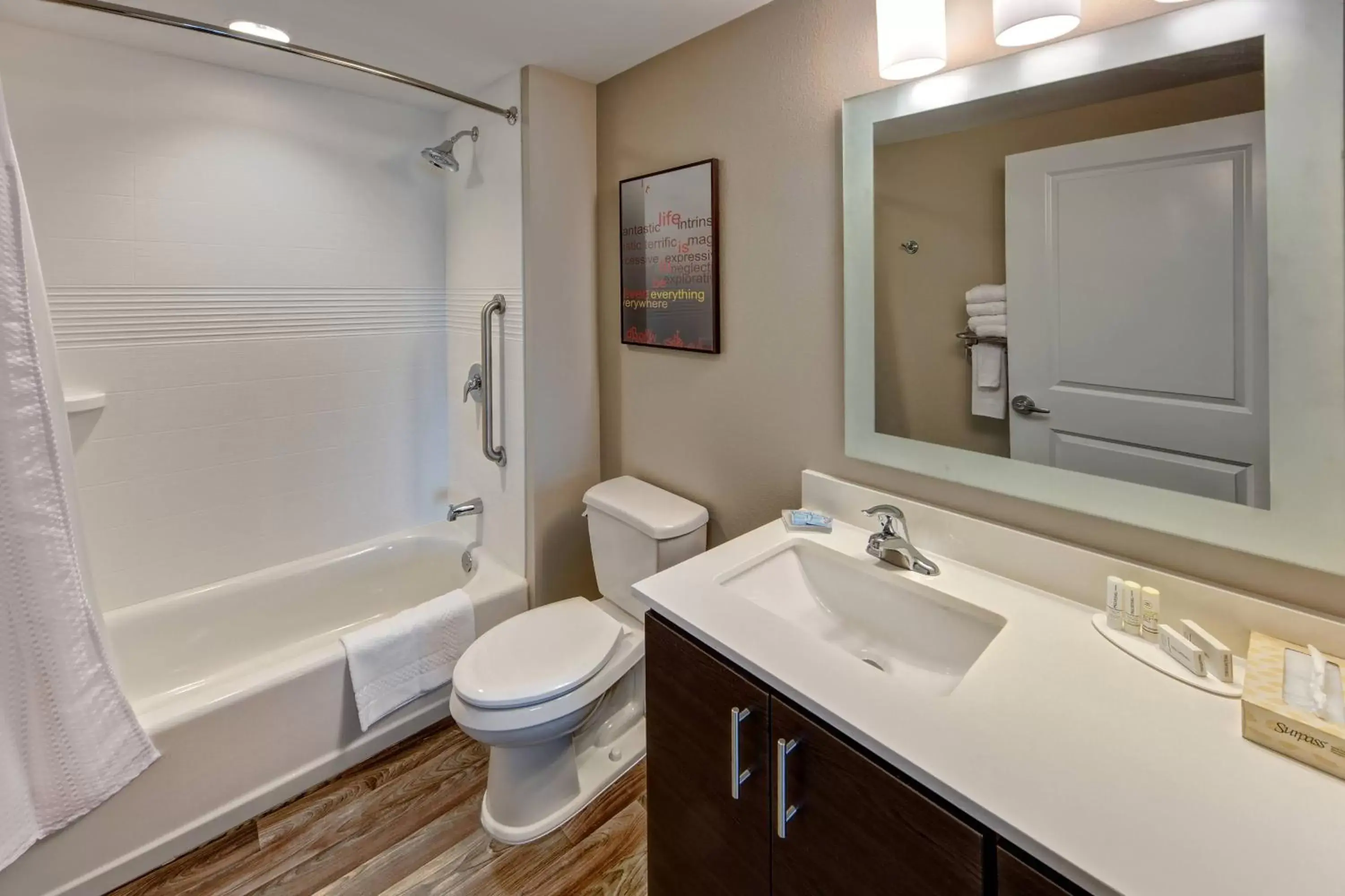 Bathroom in TownePlace Suites by Marriott Auburn University Area