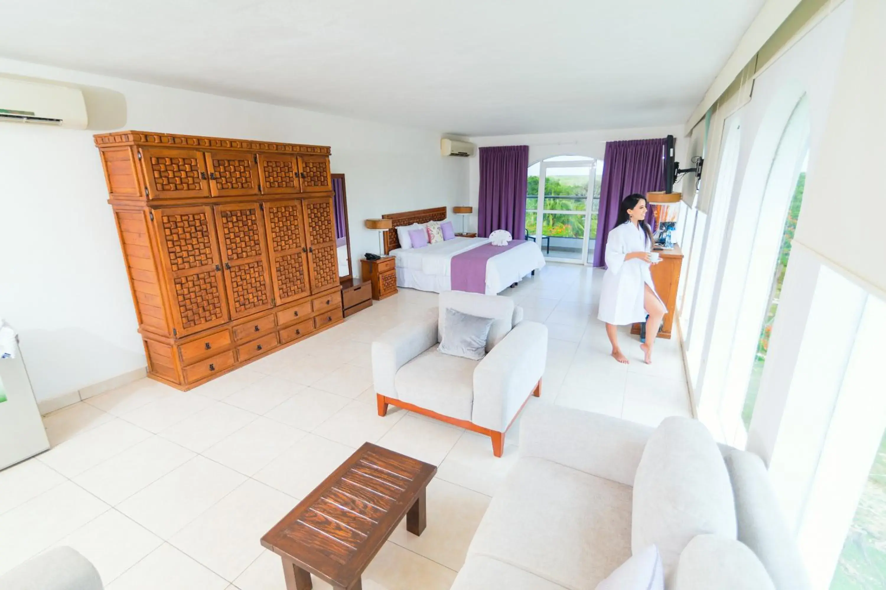 Bedroom, Seating Area in Uxmal Resort Maya