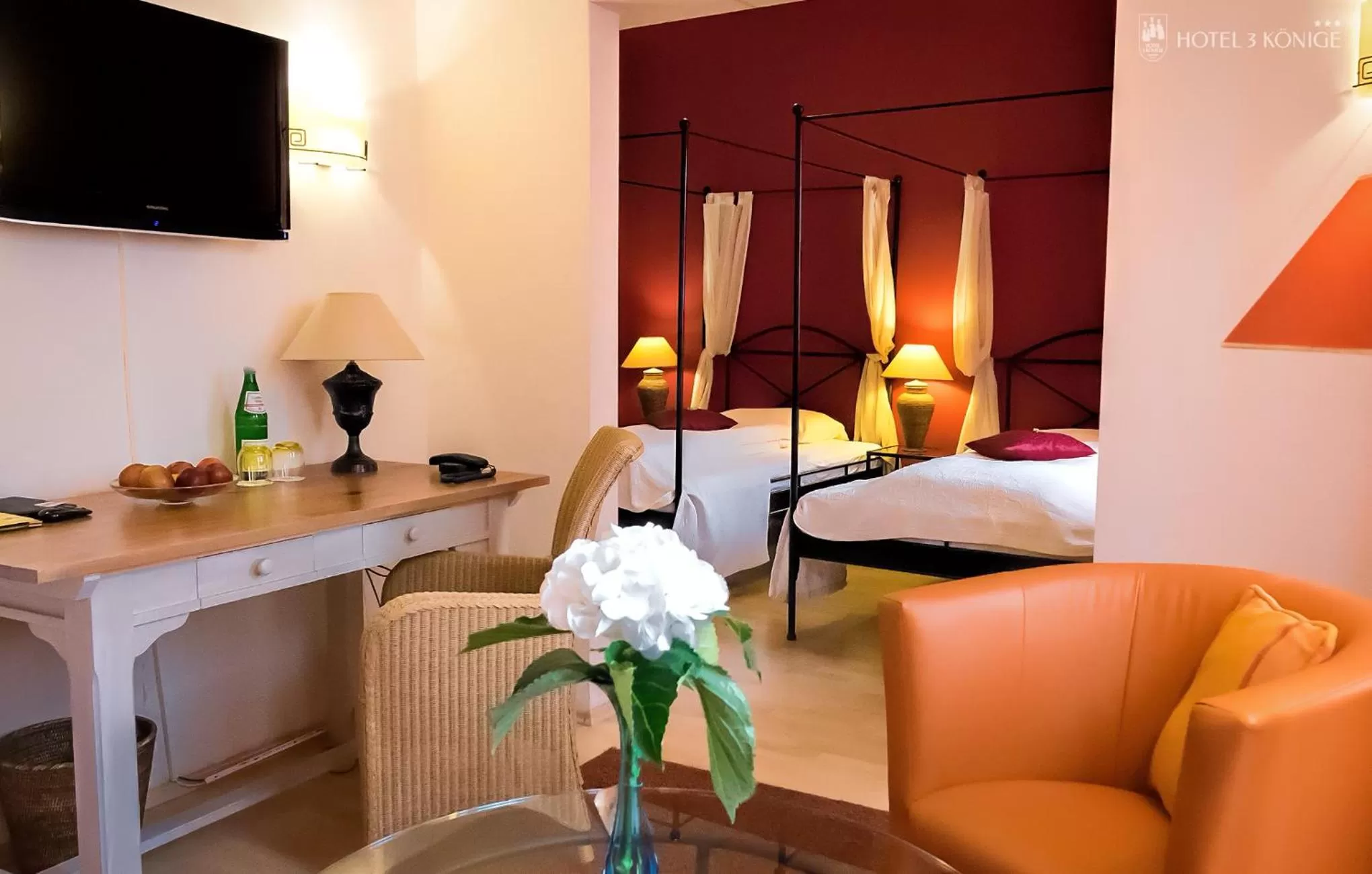 TV and multimedia, Bed in Hotel 3 Könige