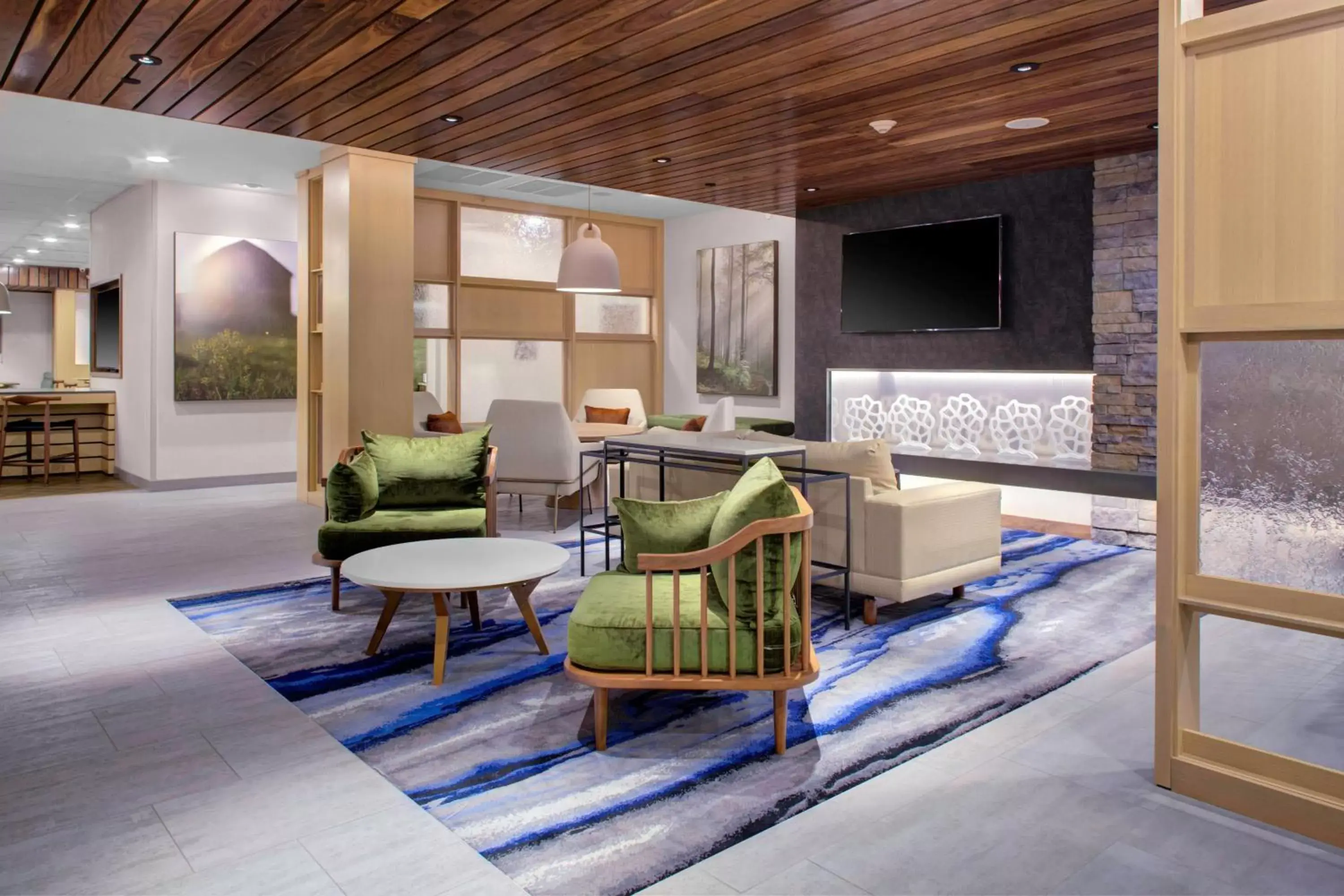 Lobby or reception, Seating Area in Fairfield Inn & Suites by Marriott Allentown West