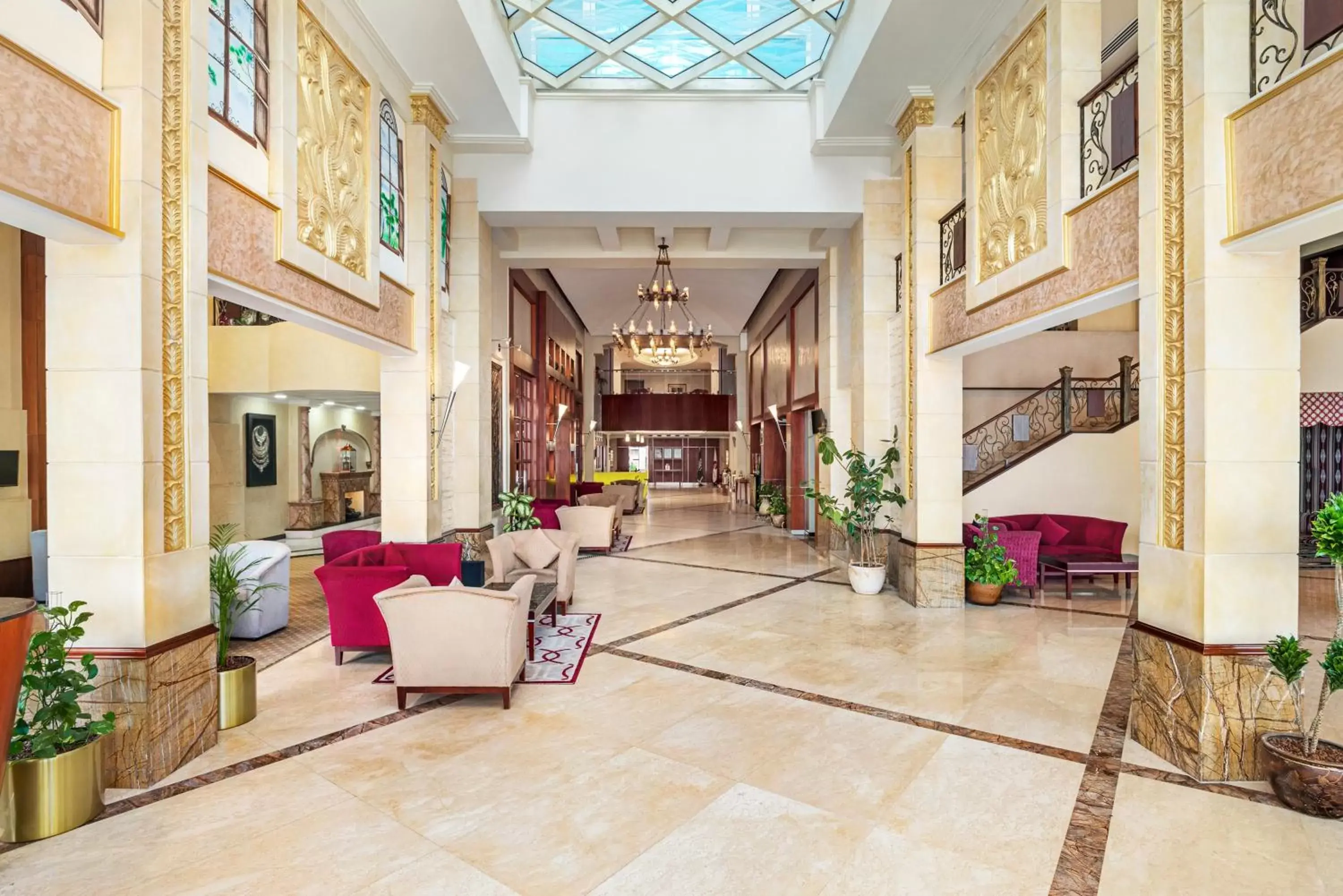 Lobby or reception in Eastyard Dammam Hotel - Formerly Ramada by Wyndham Dammam Lobby or reception in Eastyard Dammam Hotel - Formerly Ramada by Wyndham Dammam