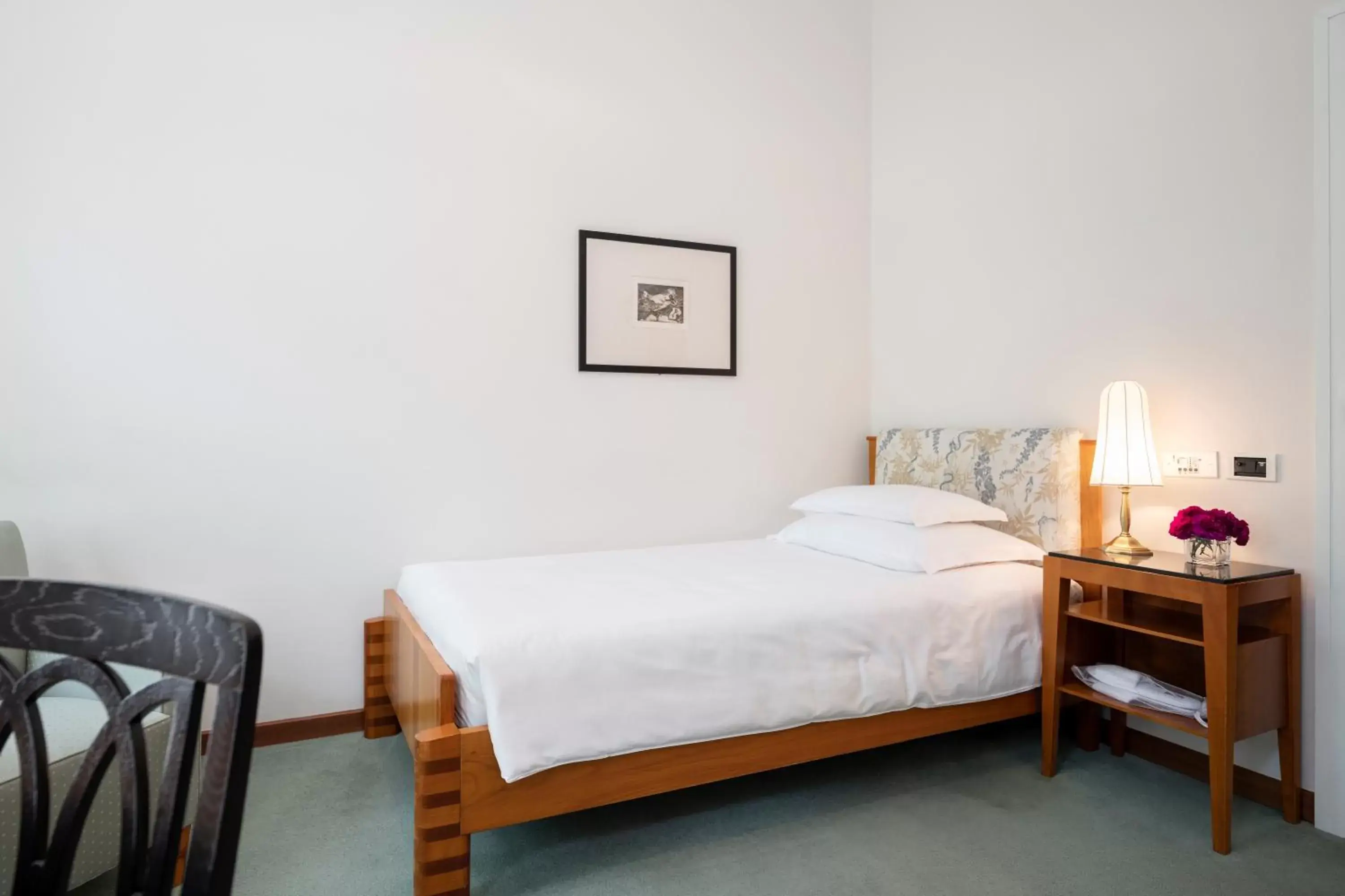 Bed in Parkhotel Laurin Bed in Parkhotel Laurin