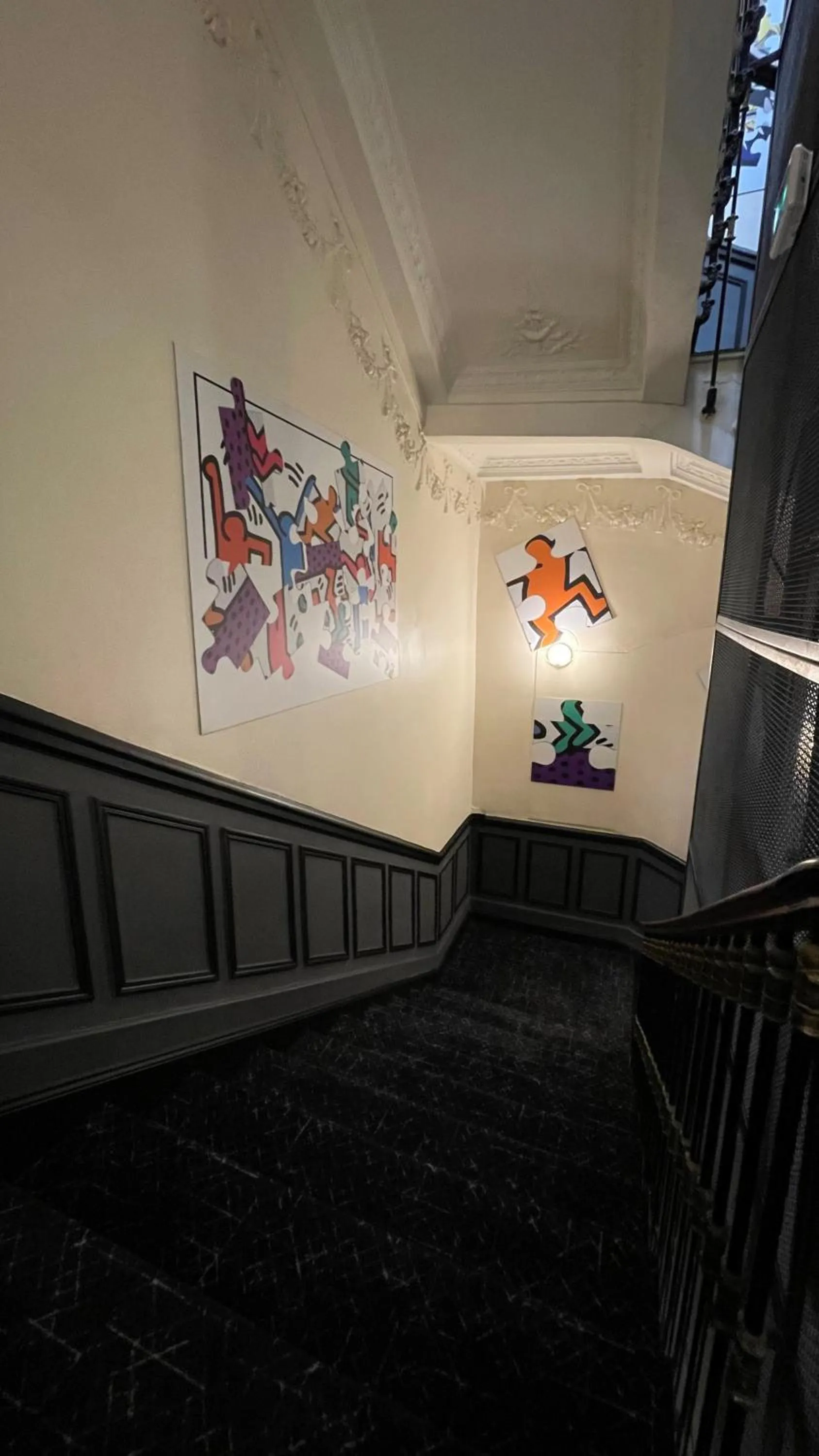 Decorative detail in Hôtel Le Seize, Nice Centre