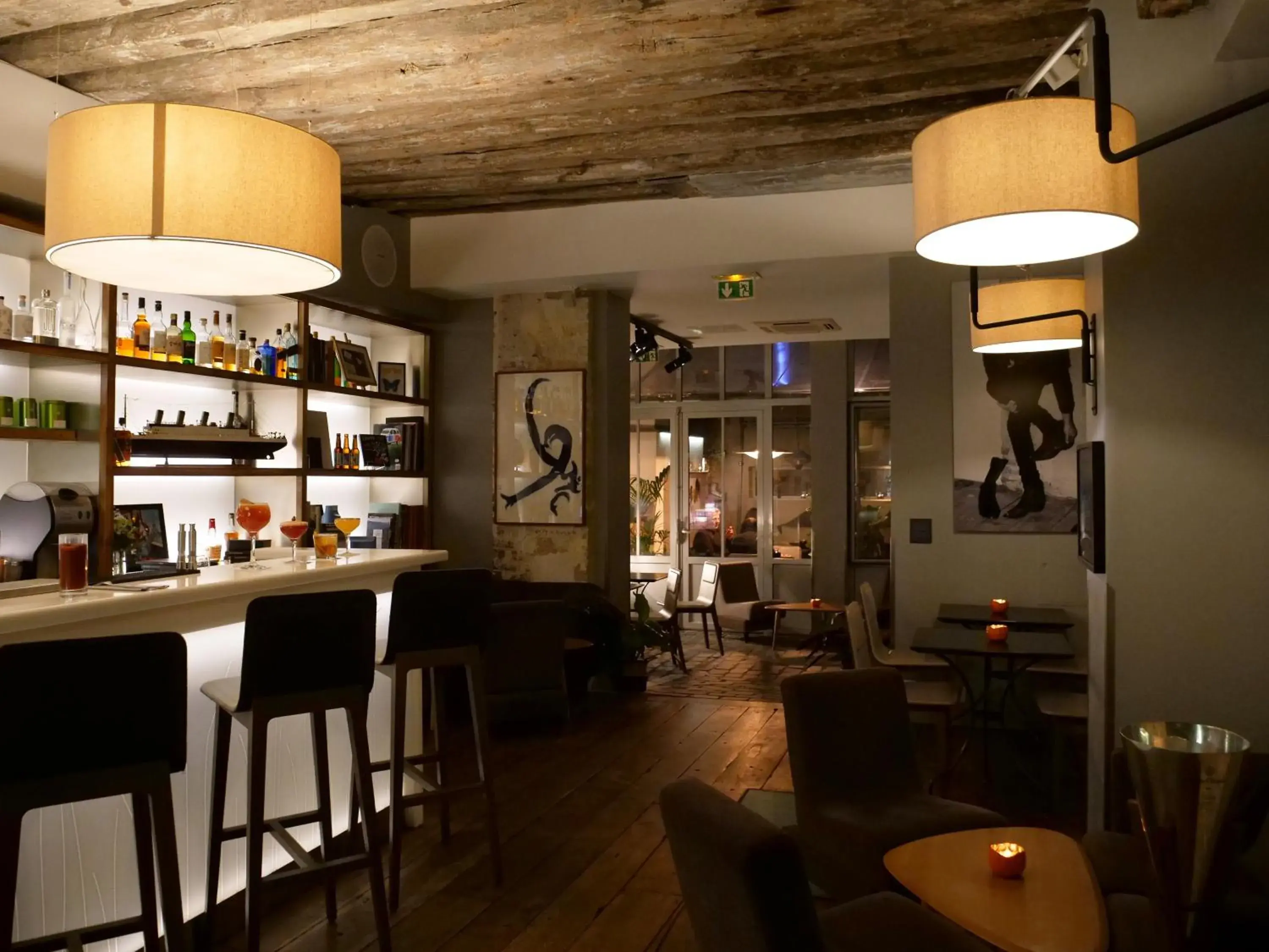 Lounge or bar, Restaurant/Places to Eat in Hôtel Jules & Jim