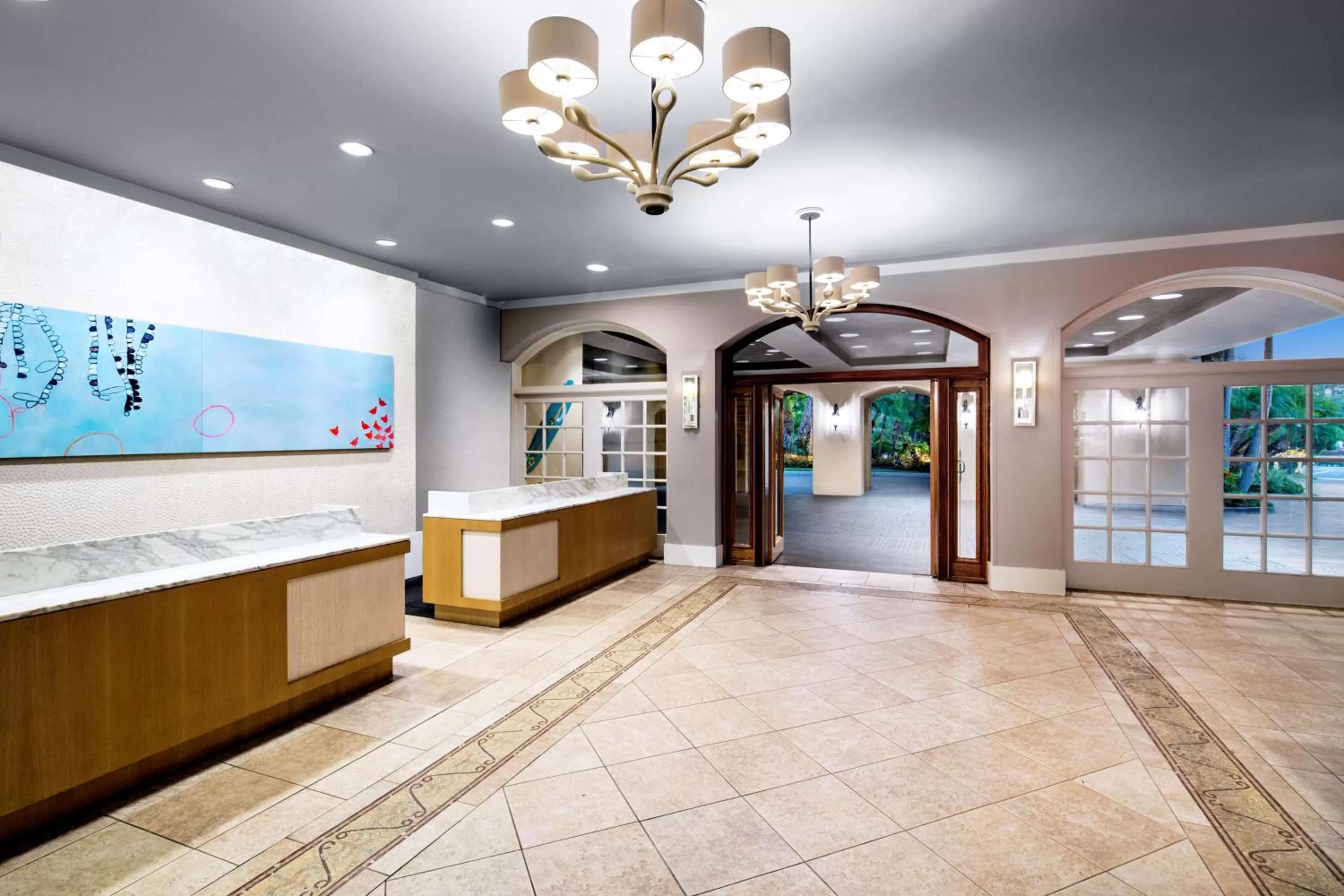 Lobby or reception in Hyatt Regency Newport Beach