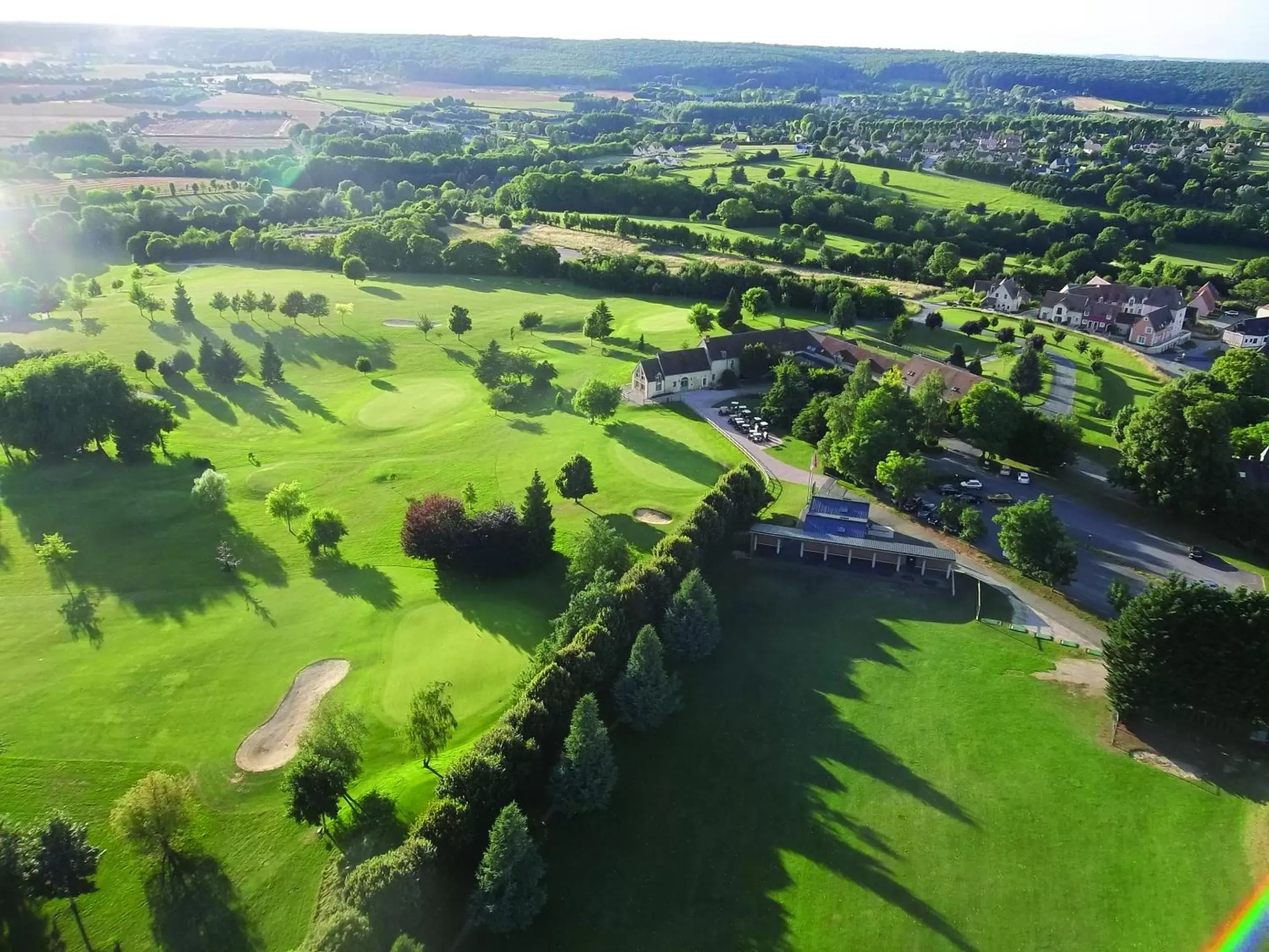 Bird's eye view, Bird's-eye View in Hôtel Résidence Normandy Country Club by Popinns