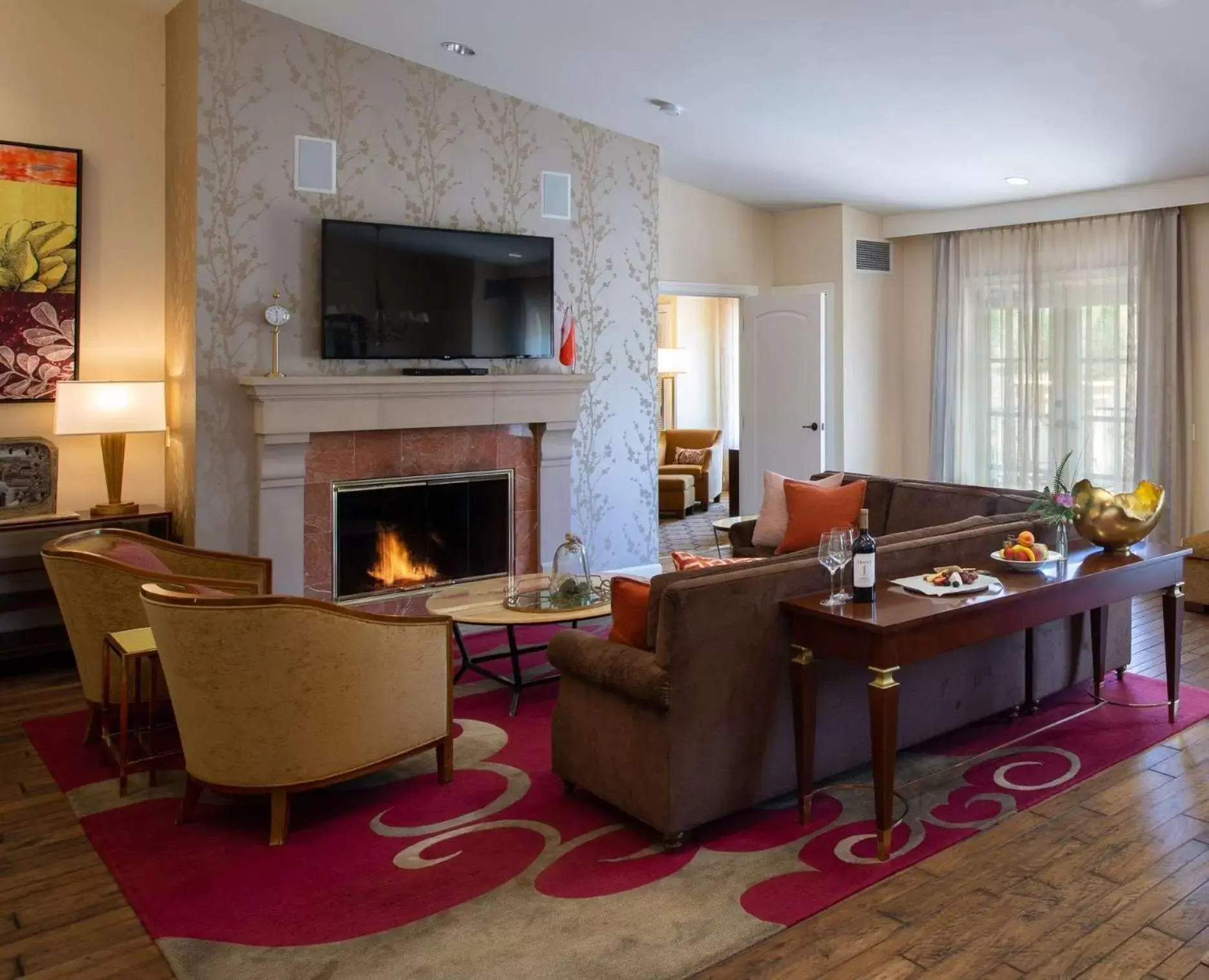 Living room, Seating Area in The Meritage Resort and Spa