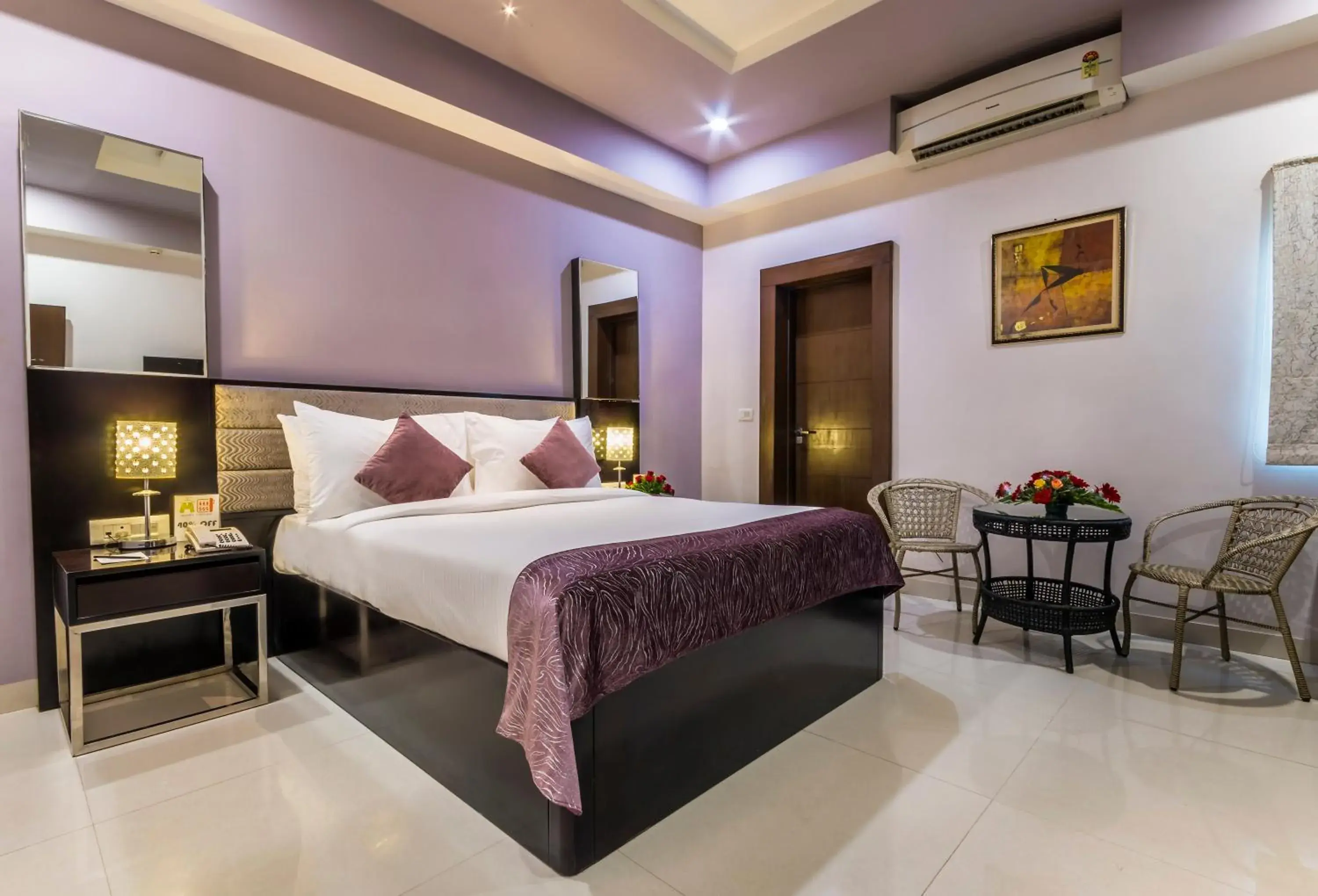 Bed in Regenta Resort Bhuj