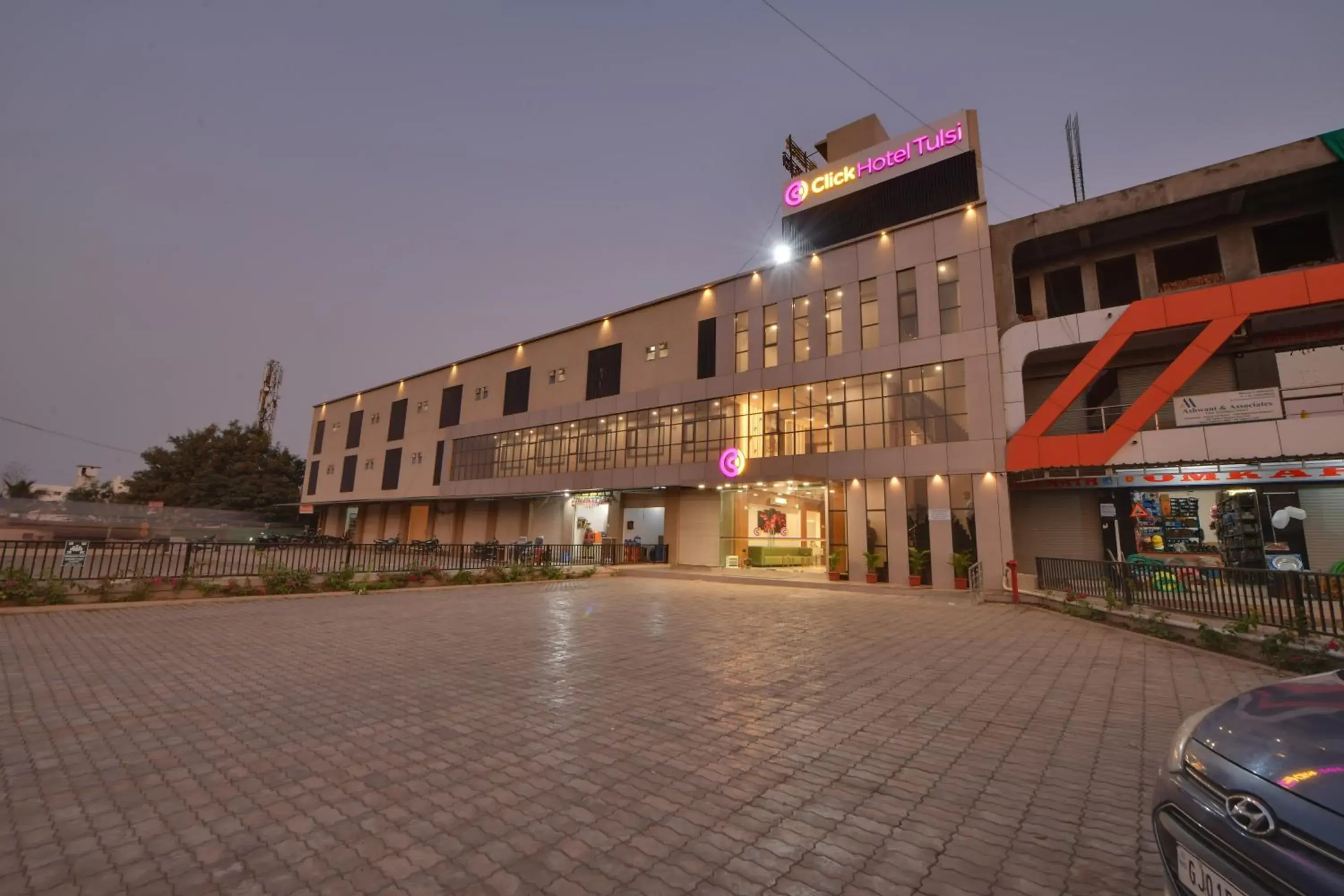 Property Building in Click Hotel Tulsi