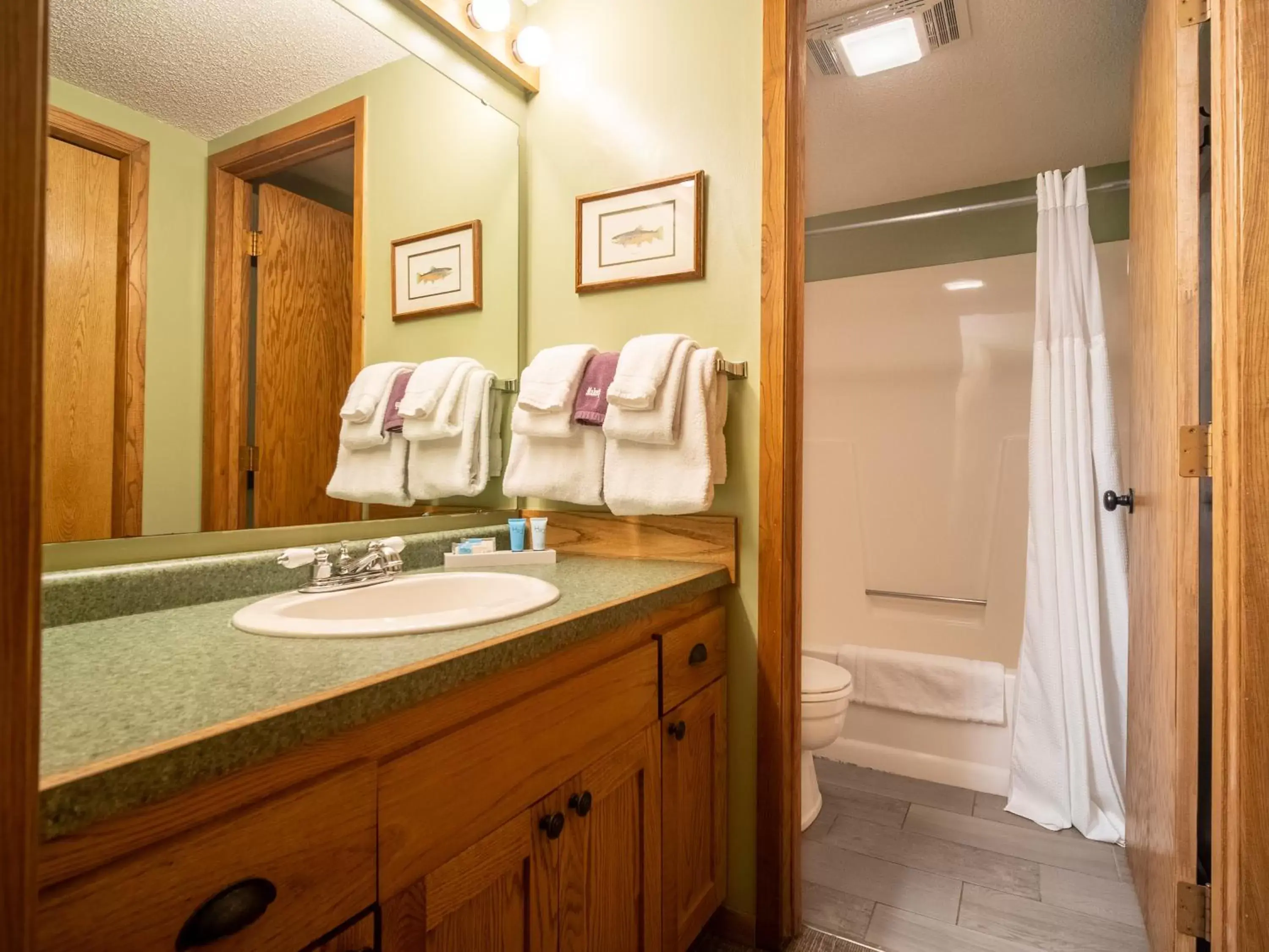 Bathroom in Caribou Highlands Lodge