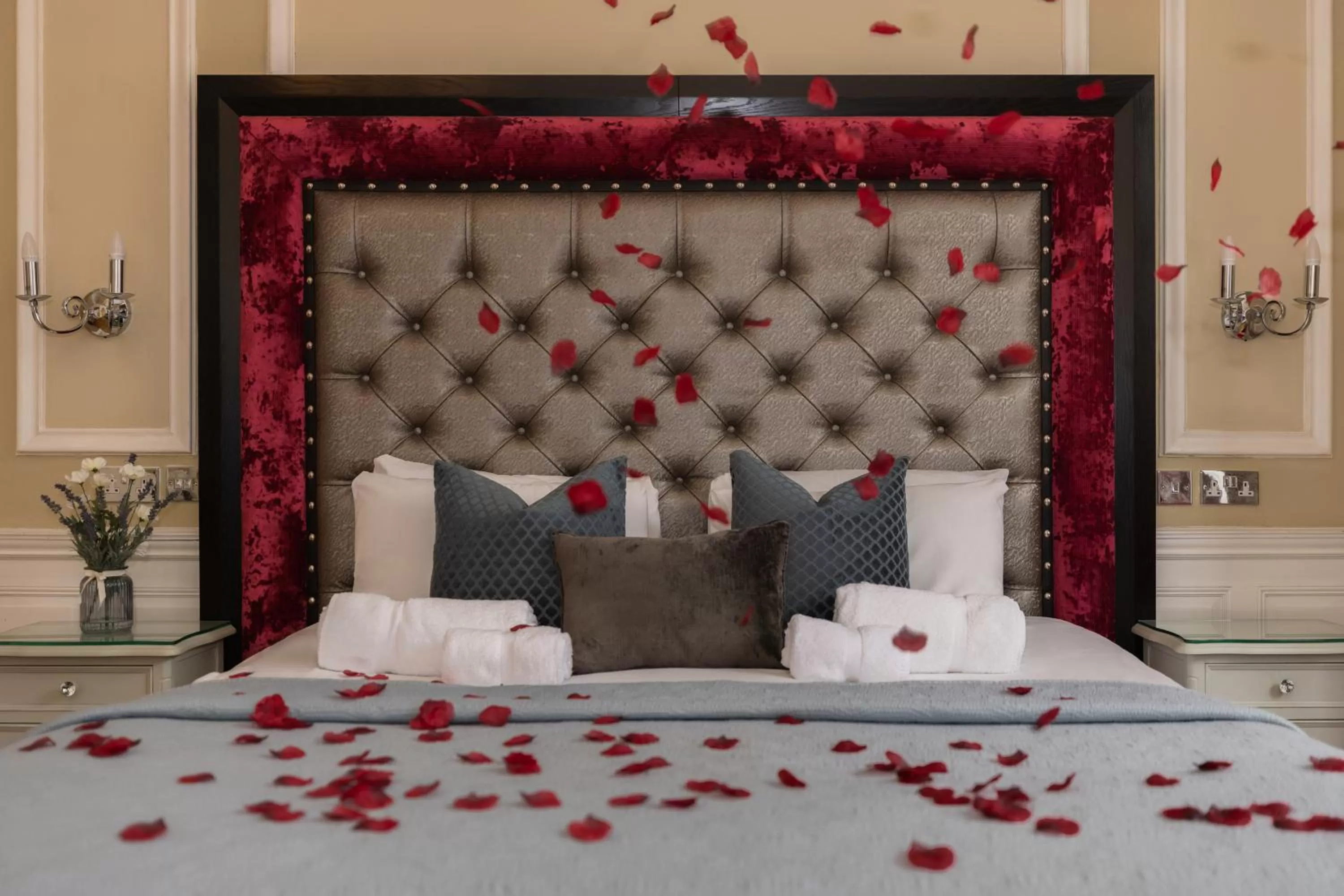 Bed in The Haymarket Hotel