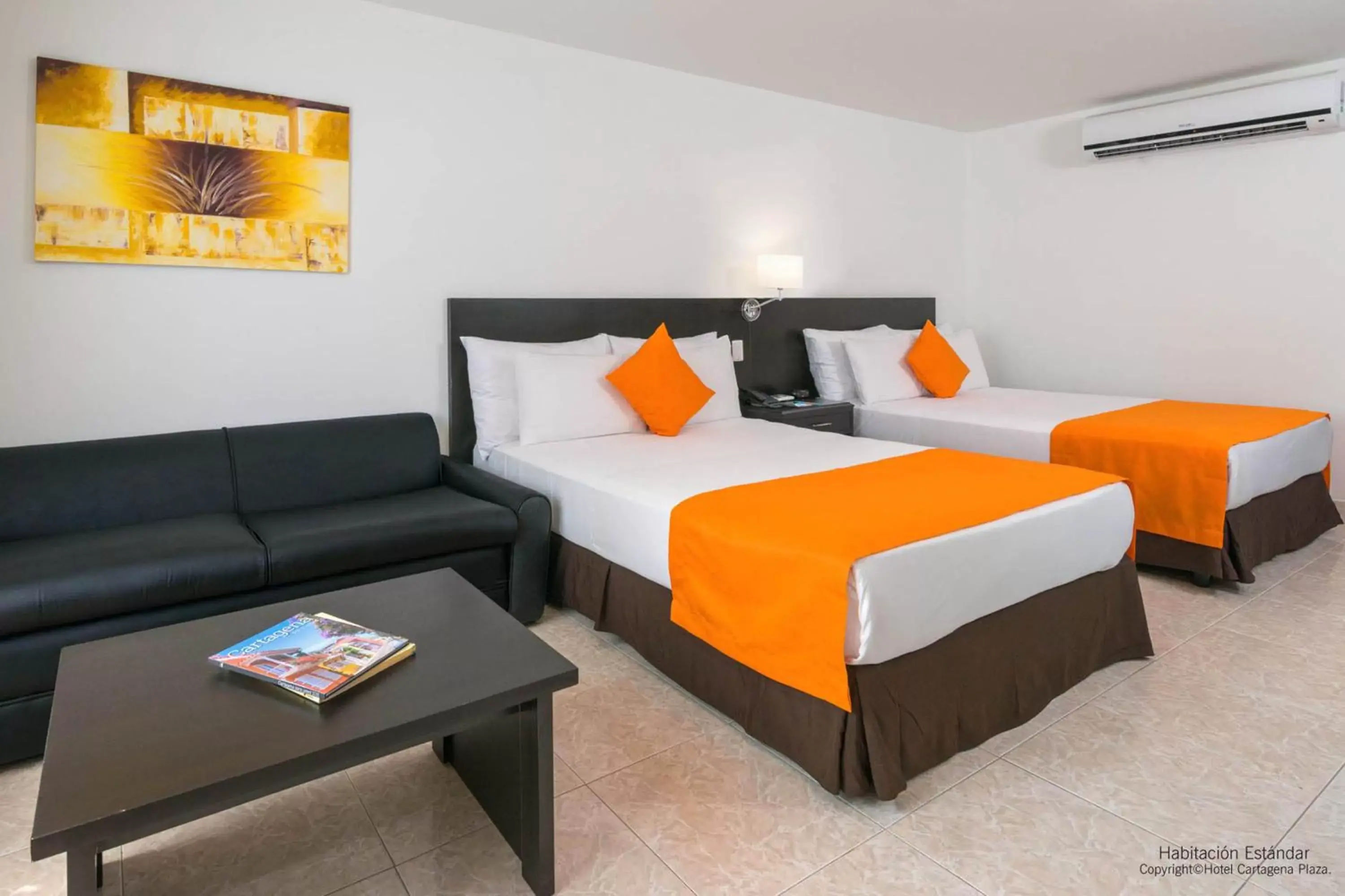 Double Room with Two Double Beds in Hotel Cartagena Plaza