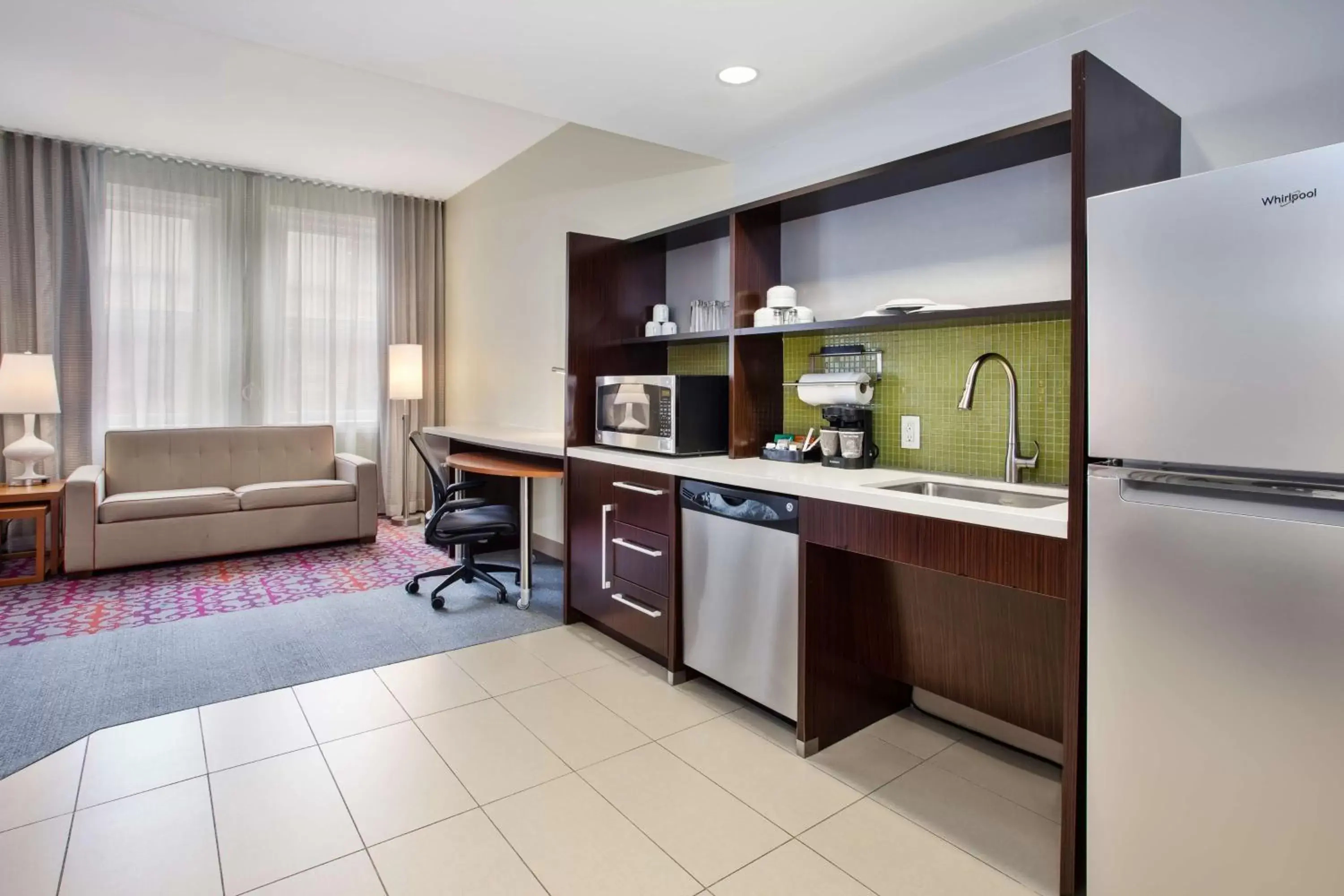 Kitchen or kitchenette, Kitchen/Kitchenette in Home2 Suites by Hilton San Antonio Downtown - Riverwalk, TX