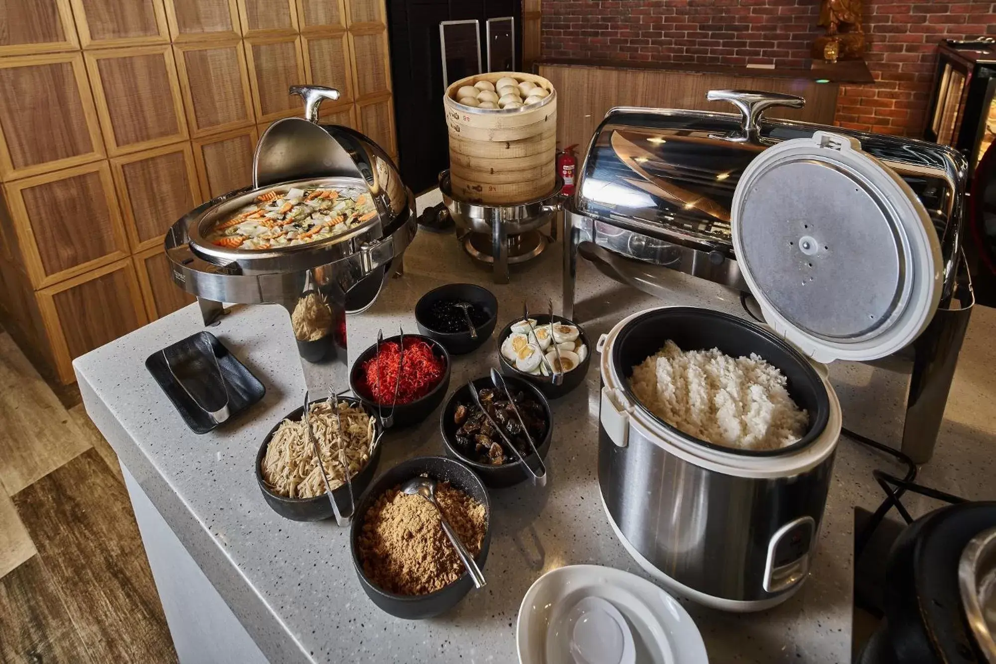 Buffet breakfast in Harbour 10 Hotel Buffet breakfast in Harbour 10 Hotel