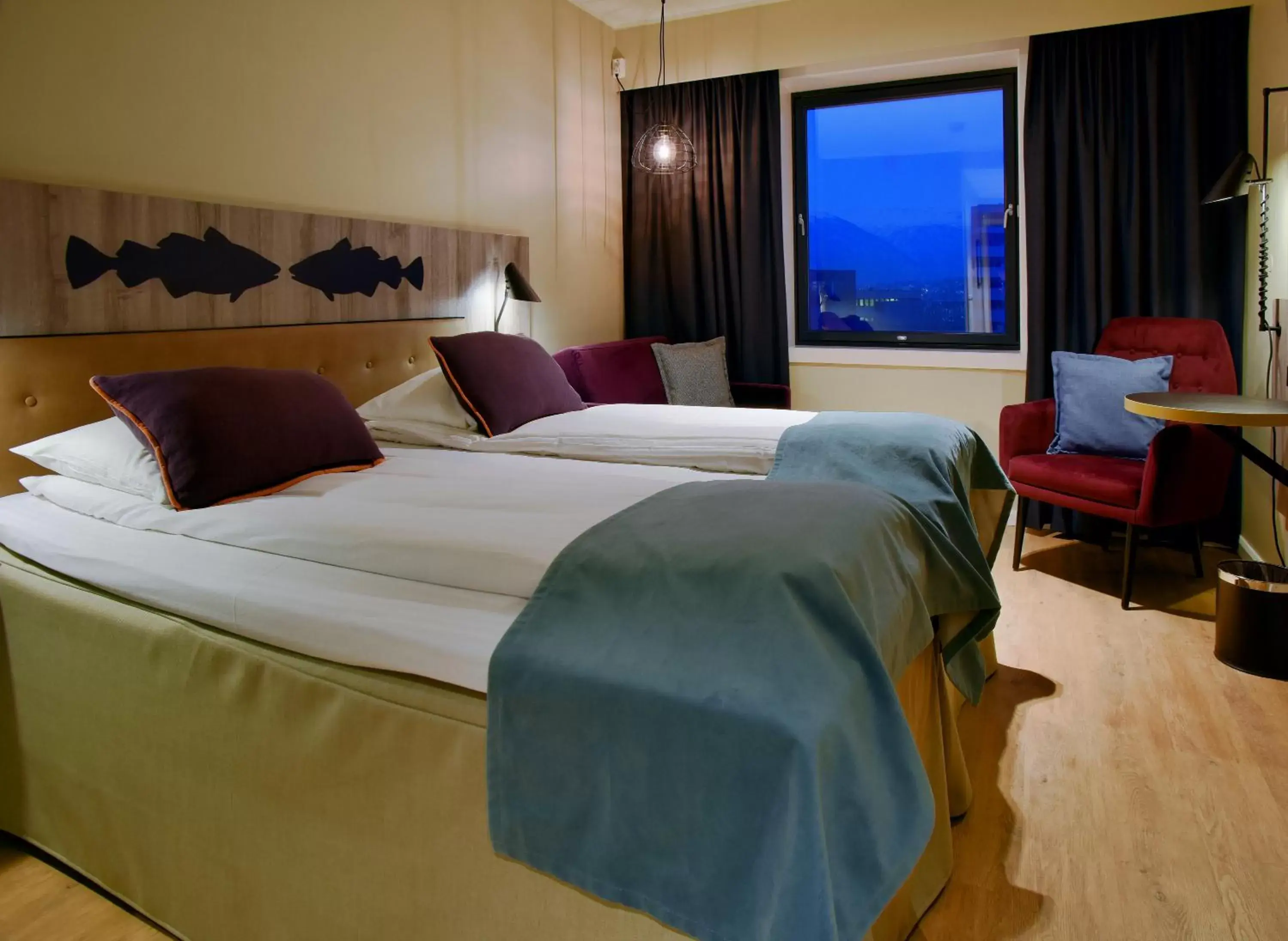 Photo of the whole room, Bed in Quality Hotel Grand Tromsø Photo of the whole room, Bed in Quality Hotel Grand Tromsø